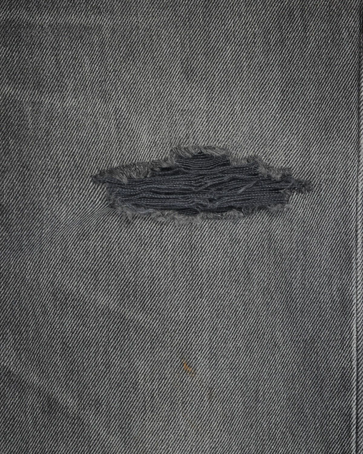 Levi's Levi’s 501 Straight Washed distressed faded Grey Denim Size US 33 - 5 Thumbnail
