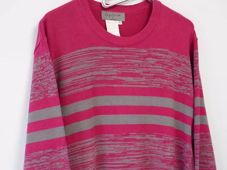 Yohji Yamamoto Yohji Yamamoto 94 AW Puppet Period Wave Line Sweater 2505-N Size US M / EU 48-50 / 2 - 3 Thumbnail