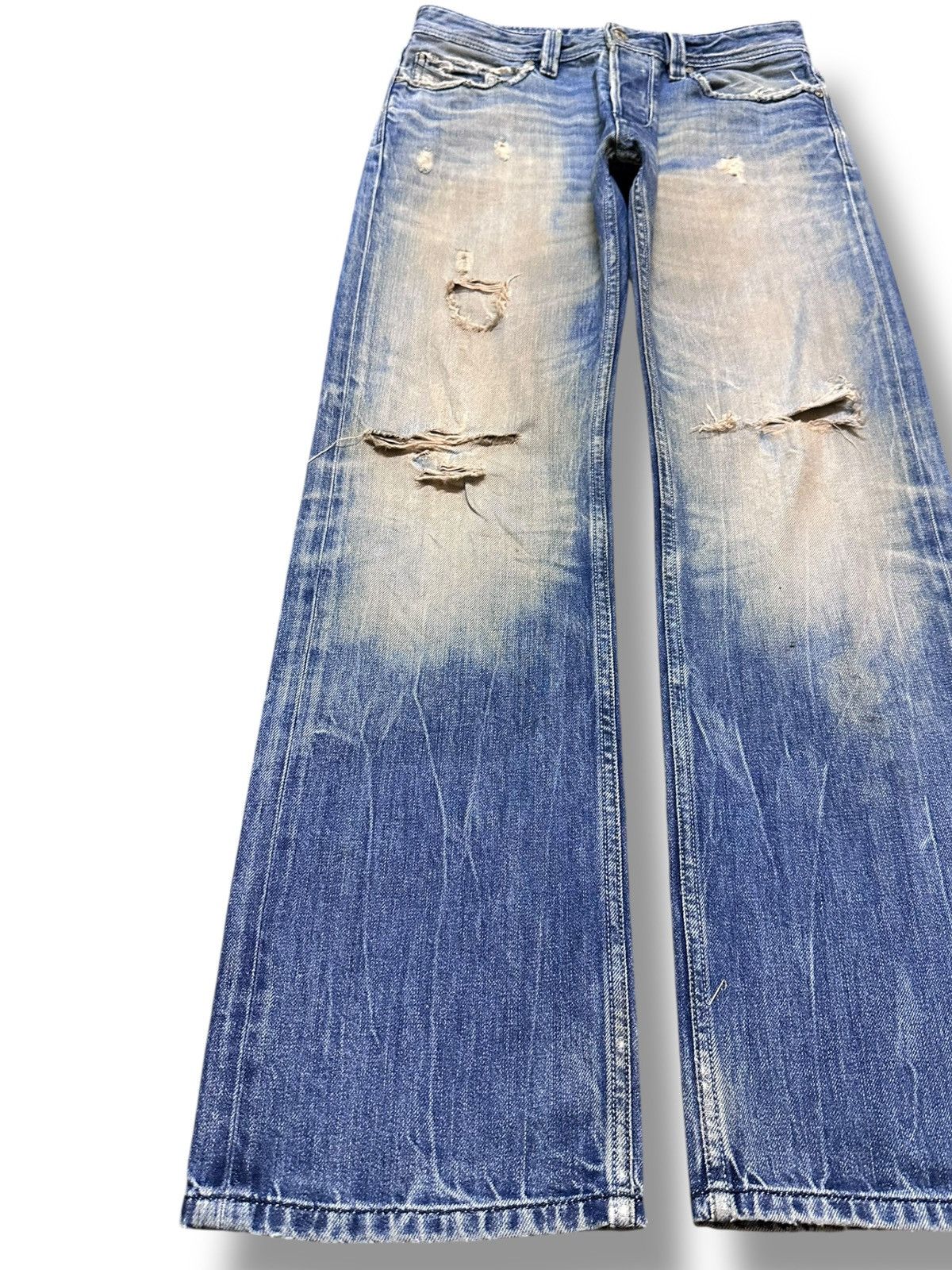 Diesel Vintage Diesel Larkee-Zip Mudwash Distressed Denim Size US 30 / EU 46 - 3 Thumbnail