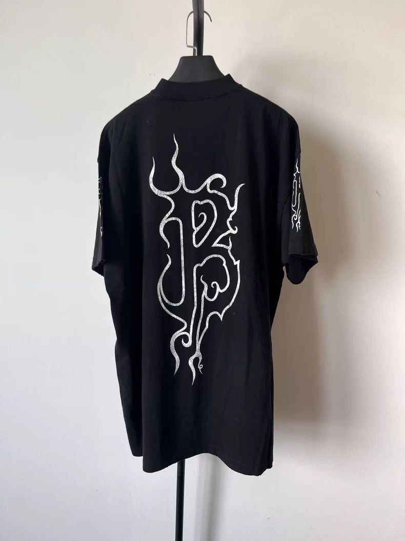 Balenciaga Balenciaga Monogrammed crewneck pullover short sleeve T-sh Size US S / EU 44-46 / 1 - 2 Thumbnail