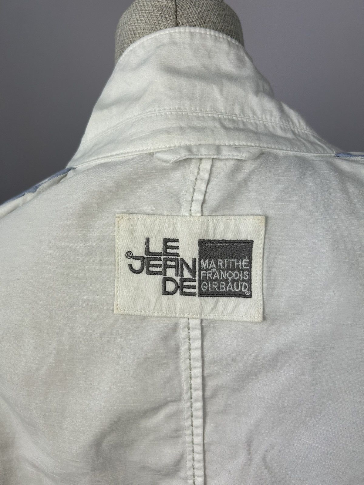 Marithe + Francois Girbaud × Vintage LE JEAN DE MARITHE FRANCOIS GIRBAUD Cotton Blazer Jacket Size XL / US 12-14 / IT 48-50 - 13 Thumbnail