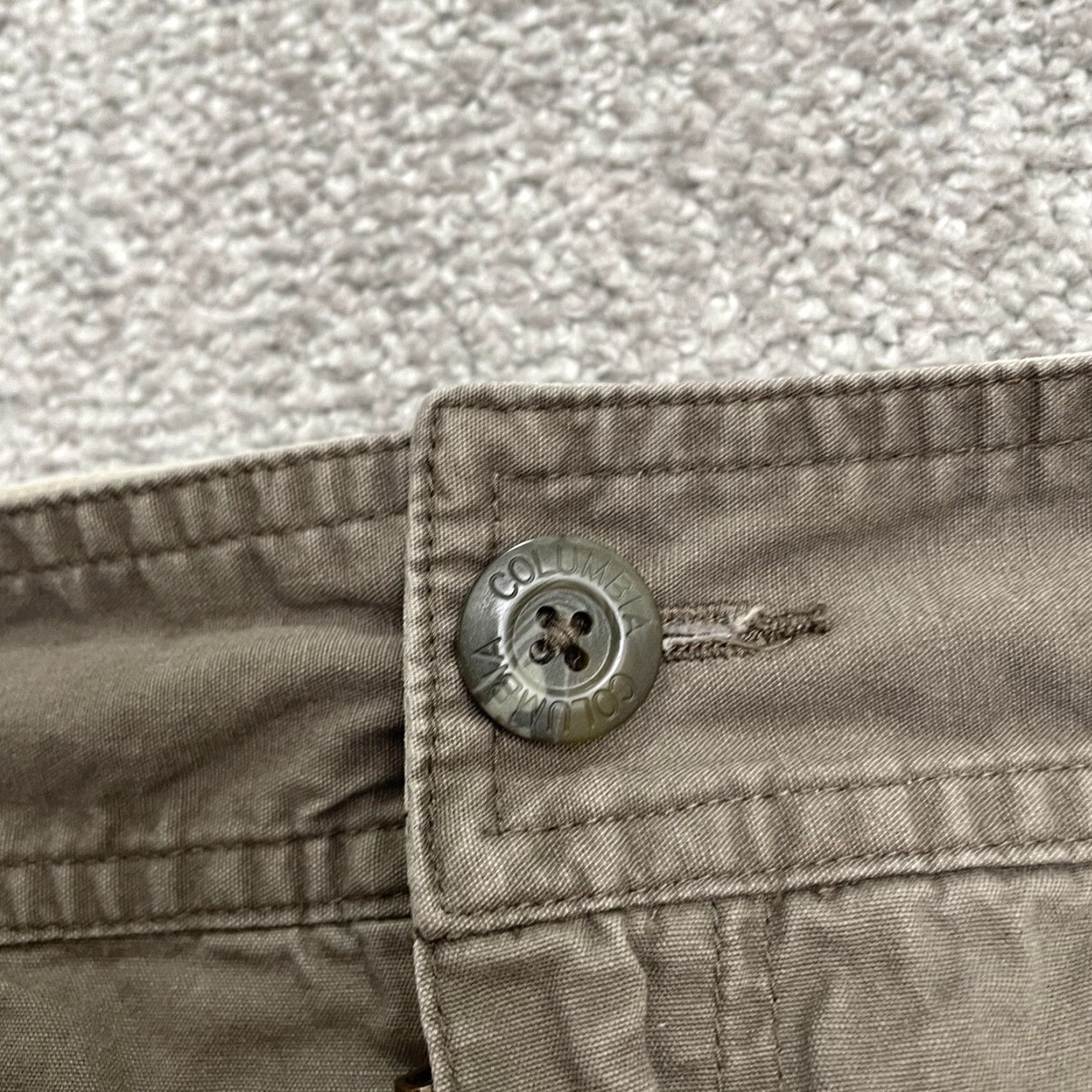 Vintage Columbia Pants Womens 12 Short Brown Straight Leg Cotton Casual Outdoor 35x28 BMI? Size 34" / US 12 / IT 48 - 3 Thumbnail