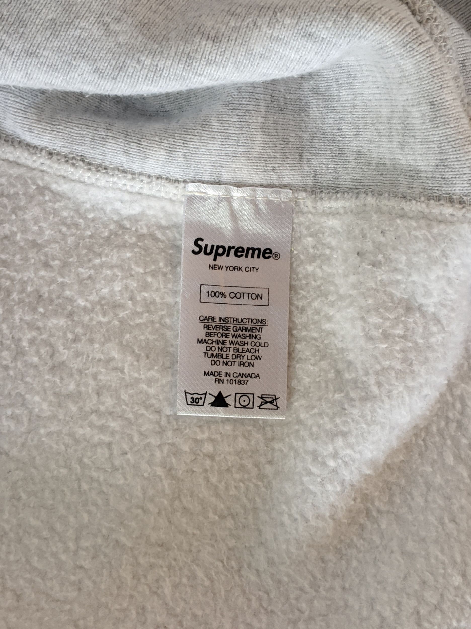 Supreme Supreme S Logo Hoodie Heather Grey Size US M / EU 48-50 / 2 - 9 Thumbnail
