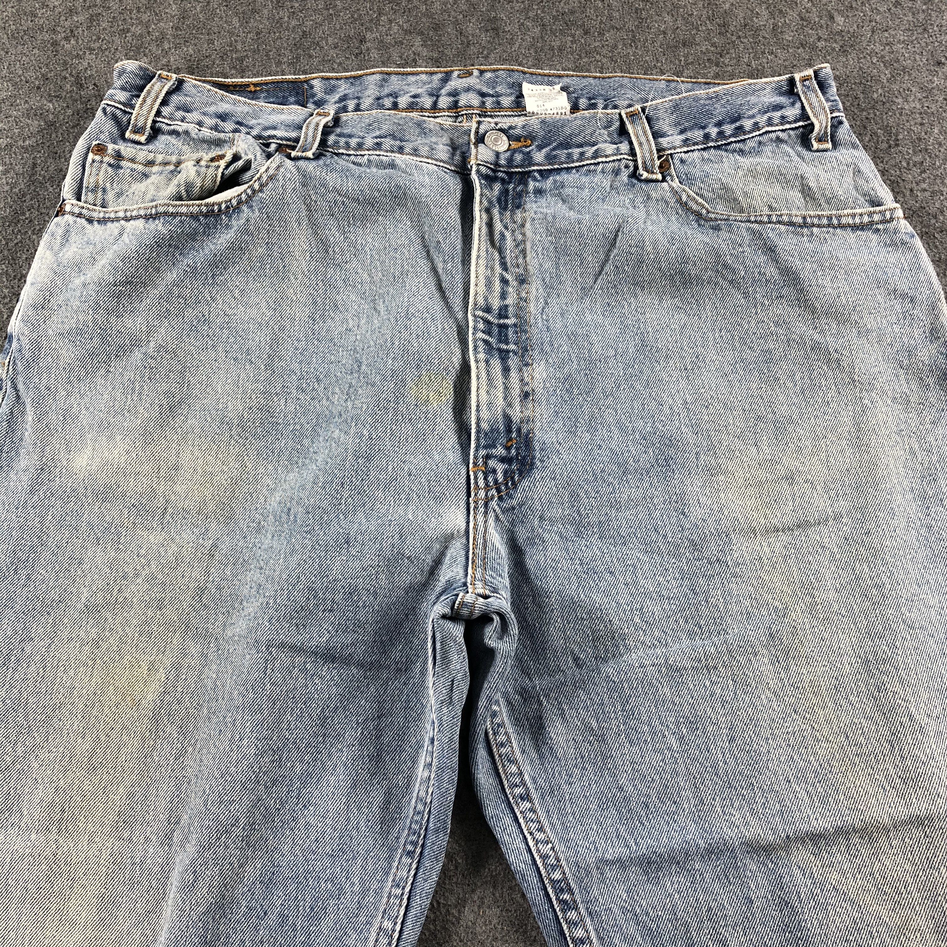 Levi's Vintage Blue Wash Levis 505 Jeans-J2439 Size US 39 - 3 Thumbnail