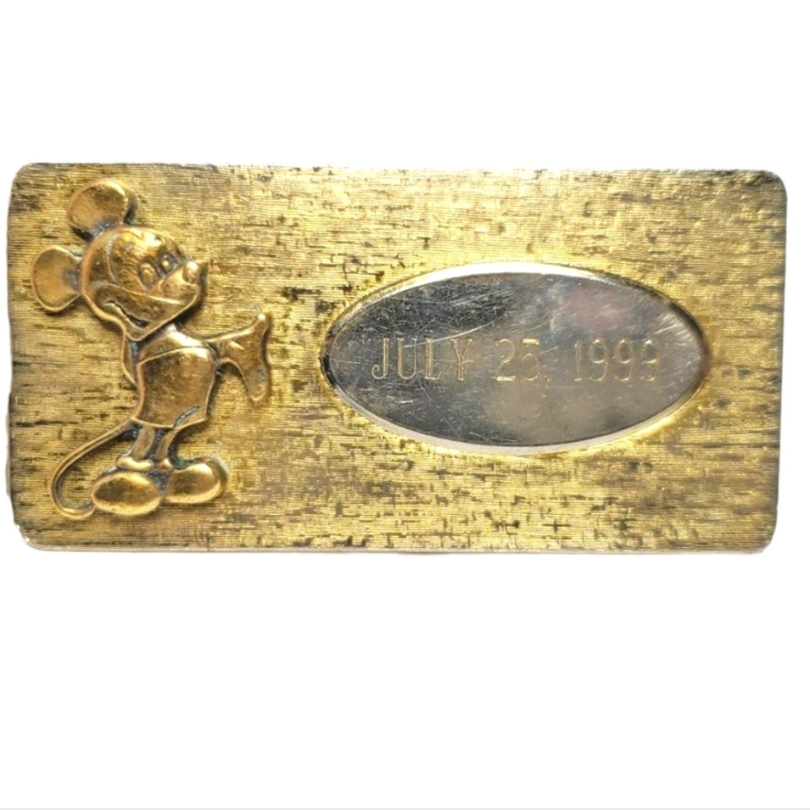 Disney Disney Vintage Mickey Mouse Gold-Toned Money Clip Size ONE SIZE - 1 Thumbnail