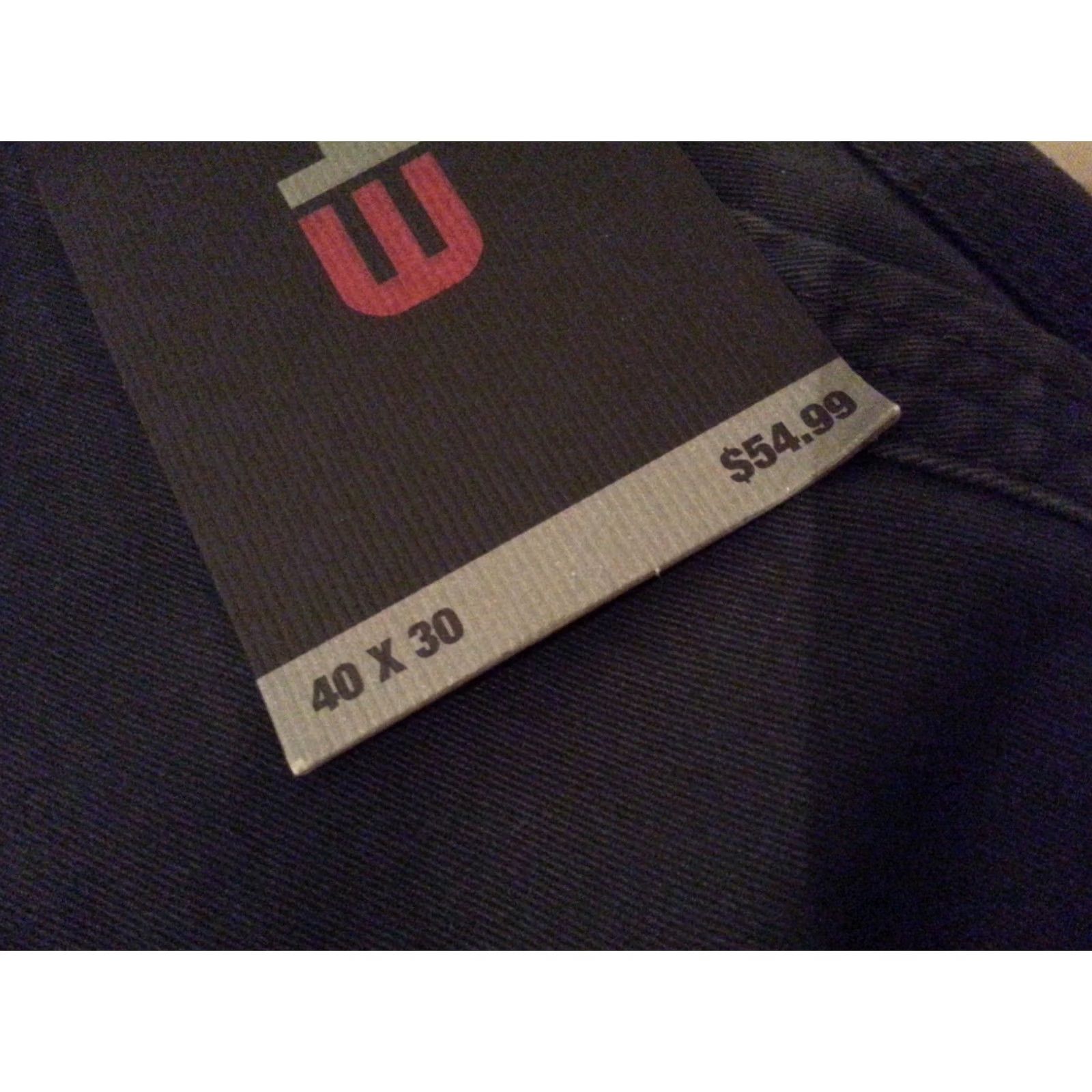 Vintage DH3 Pants Mens 40 Gray New Khaki 40x30 Straight Classic Grey Slack Trouser Chino Size US 40 / EU 56 - 7 Thumbnail