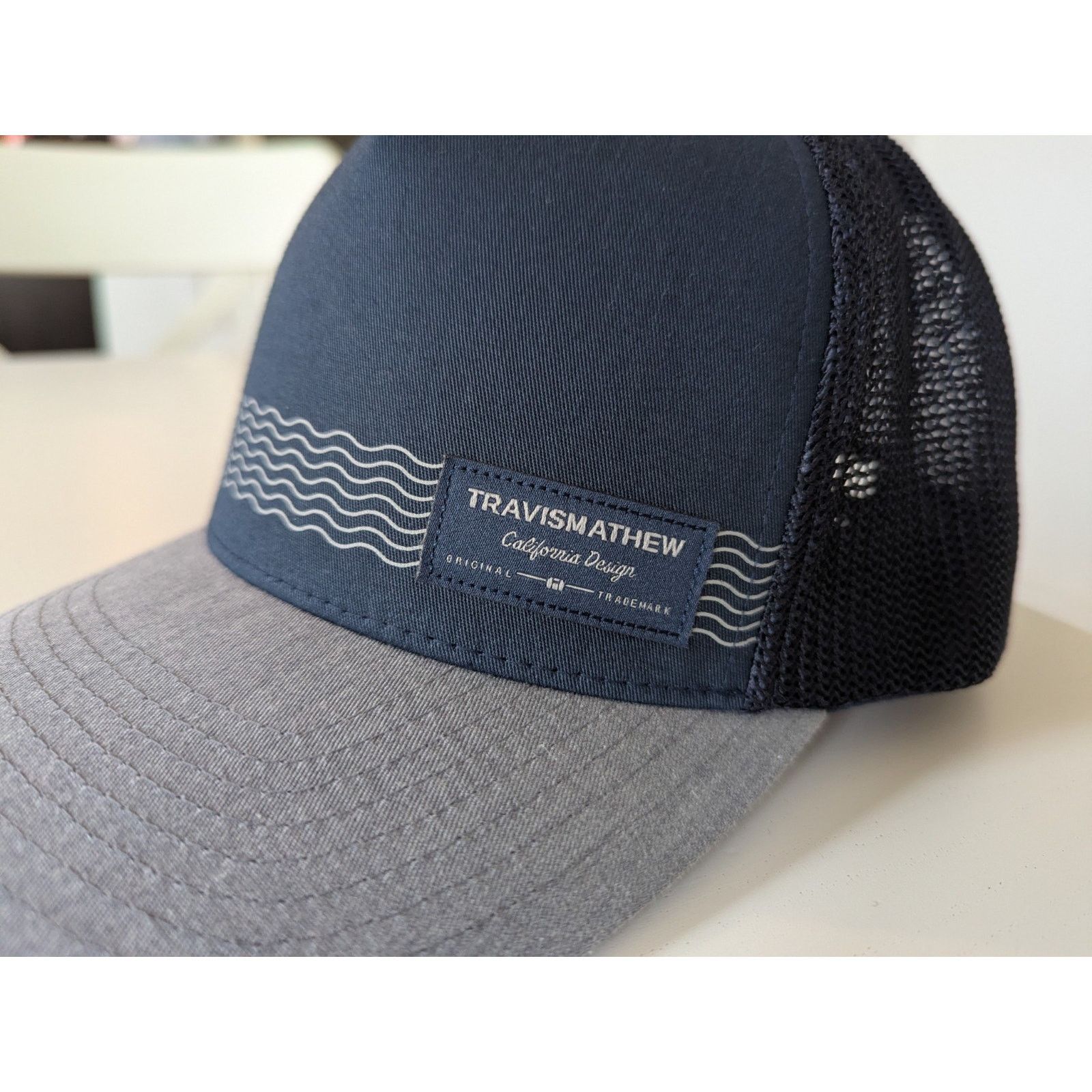 TravisMathew Travis Mathew Golf Hat Flexfit 110 Snapback Mesh Wave Size ONE SIZE - 3 Thumbnail