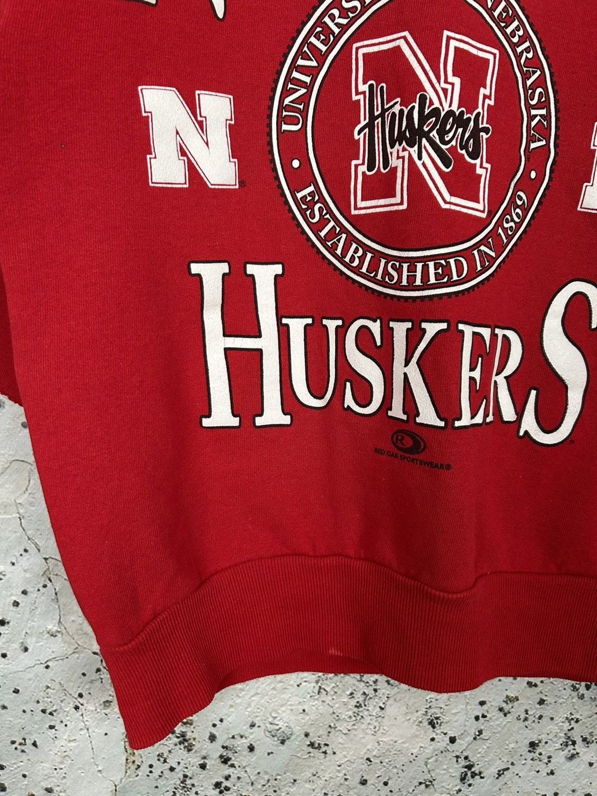 Vintage Vintage Nebraska Huskers University Streetwear Sweatshirt Size US M / EU 48-50 / 2 - 4 Thumbnail