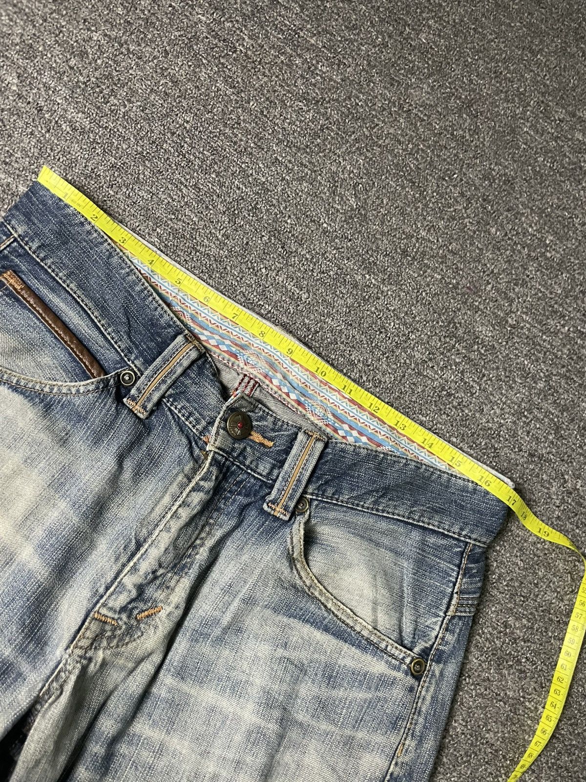 Edwin × Vintage Exclusive Vintage Edwin Distressed Denim (89) Size US 34 / EU 50 - 6 Thumbnail