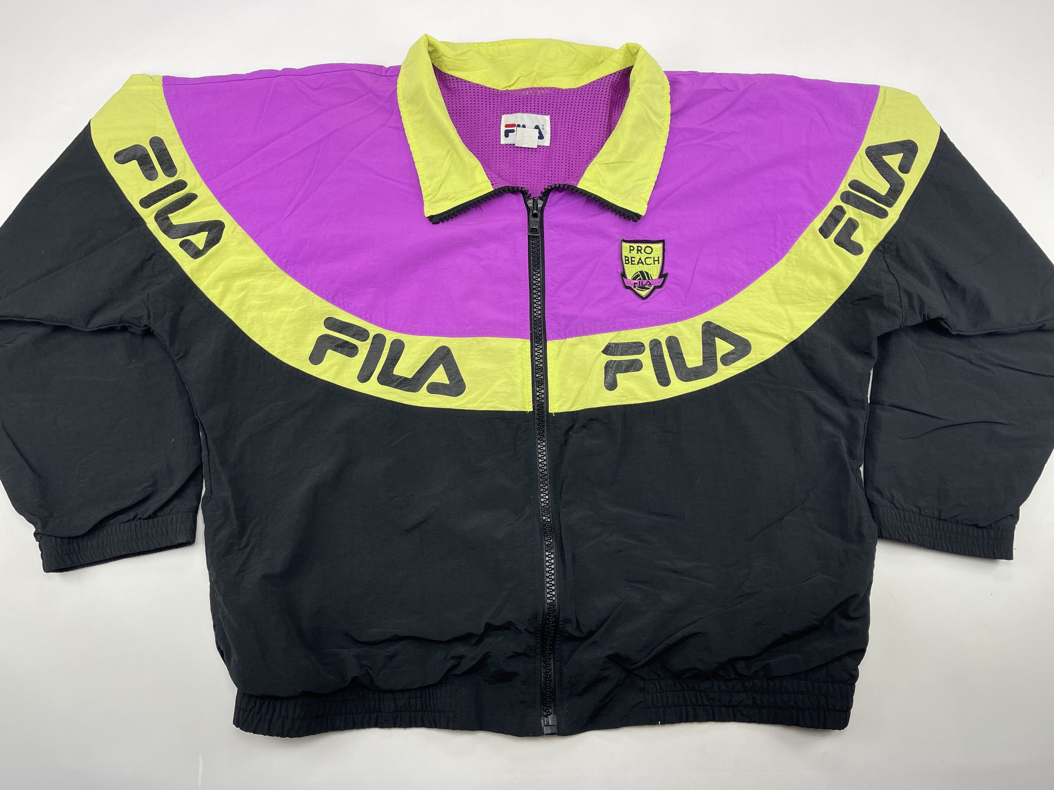 Fila FILA jacket, vintage windbreaker, 90s hip hop 1990s size XL Size US XL / EU 56 / 4 - 6 Thumbnail