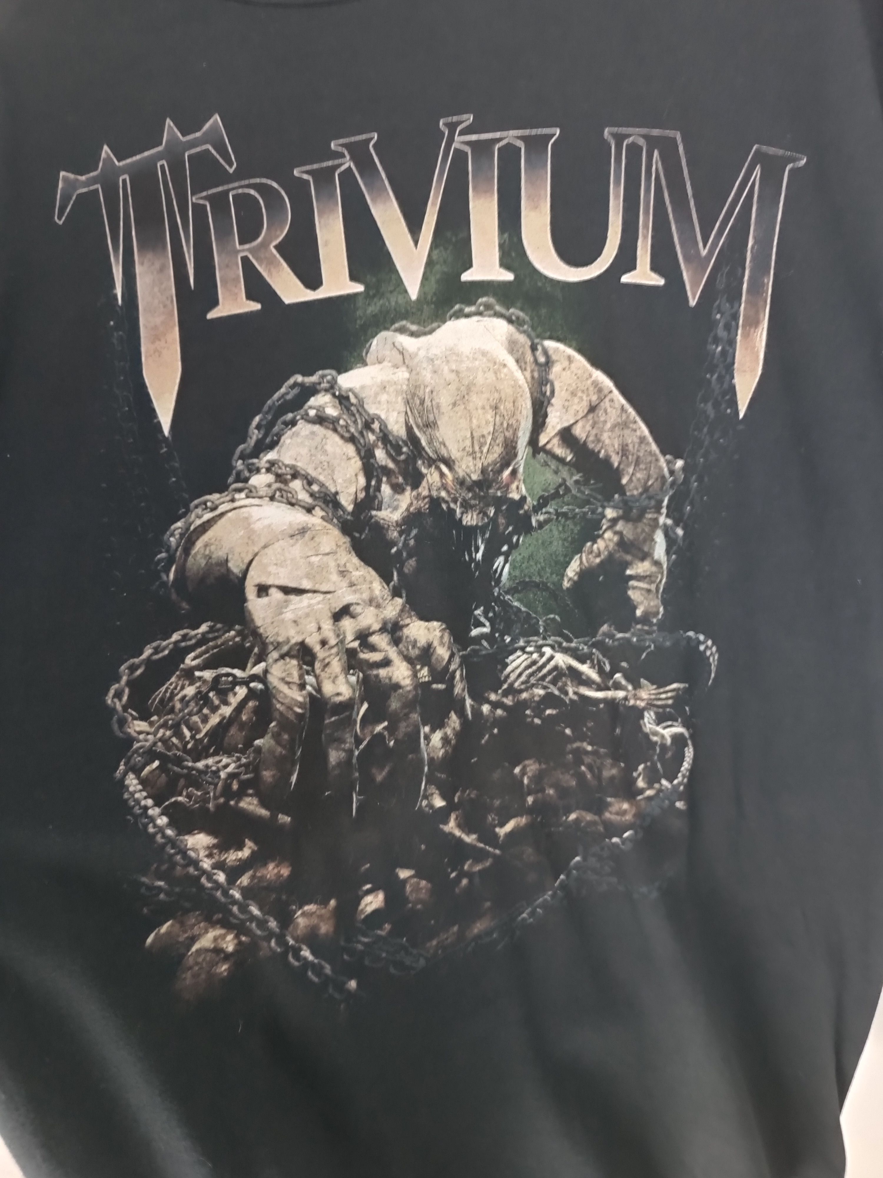 Band Tees VINTAGE Y2K TRIVIUM METAL BAND disturbed as i lay dying Size US XL / EU 56 / 4 - 8 Thumbnail