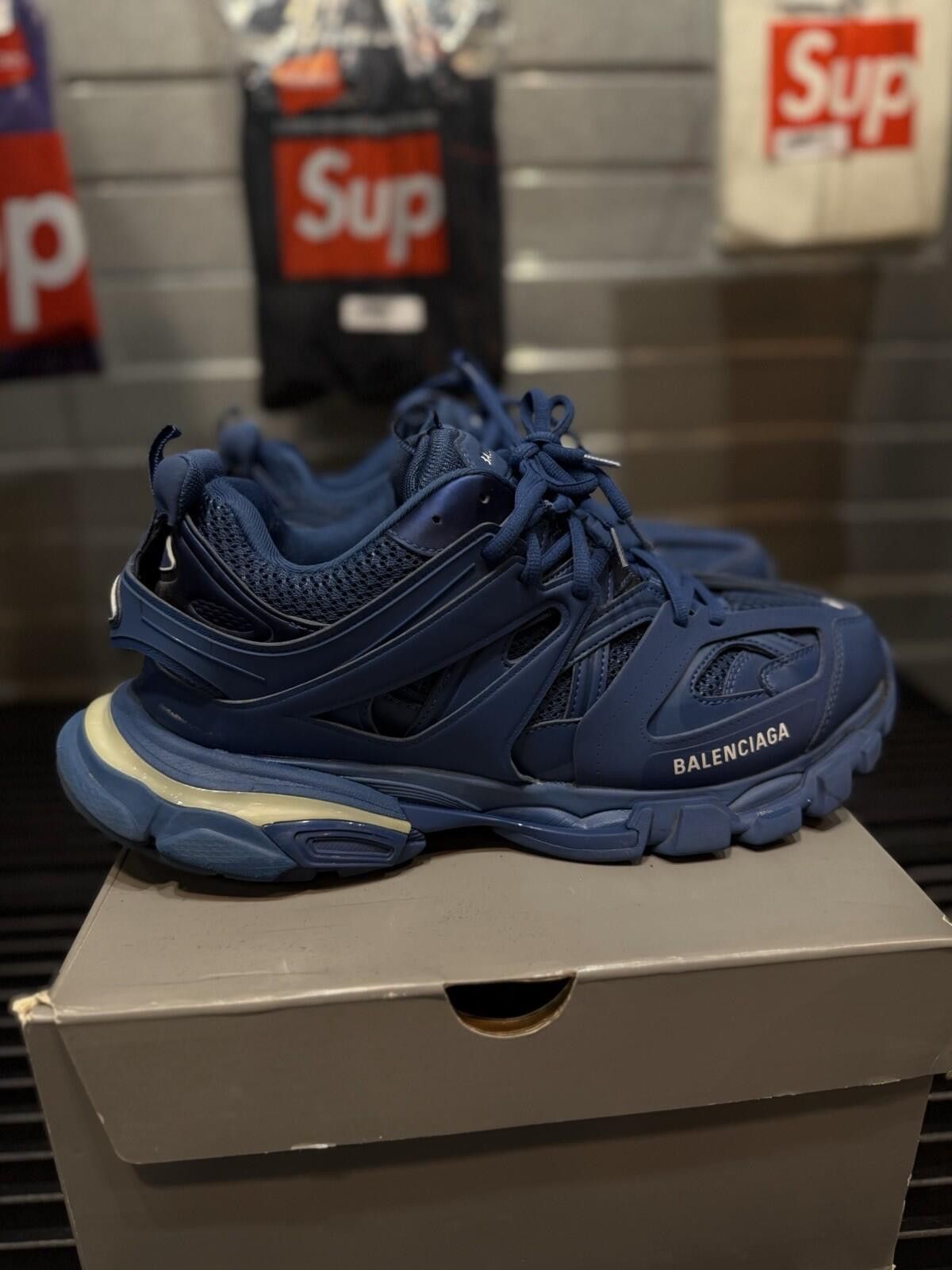 Balenciaga Size 45EU/12US - Balenciaga Track LED Blue $1150 Size US 12 / EU 45 - 3 Thumbnail