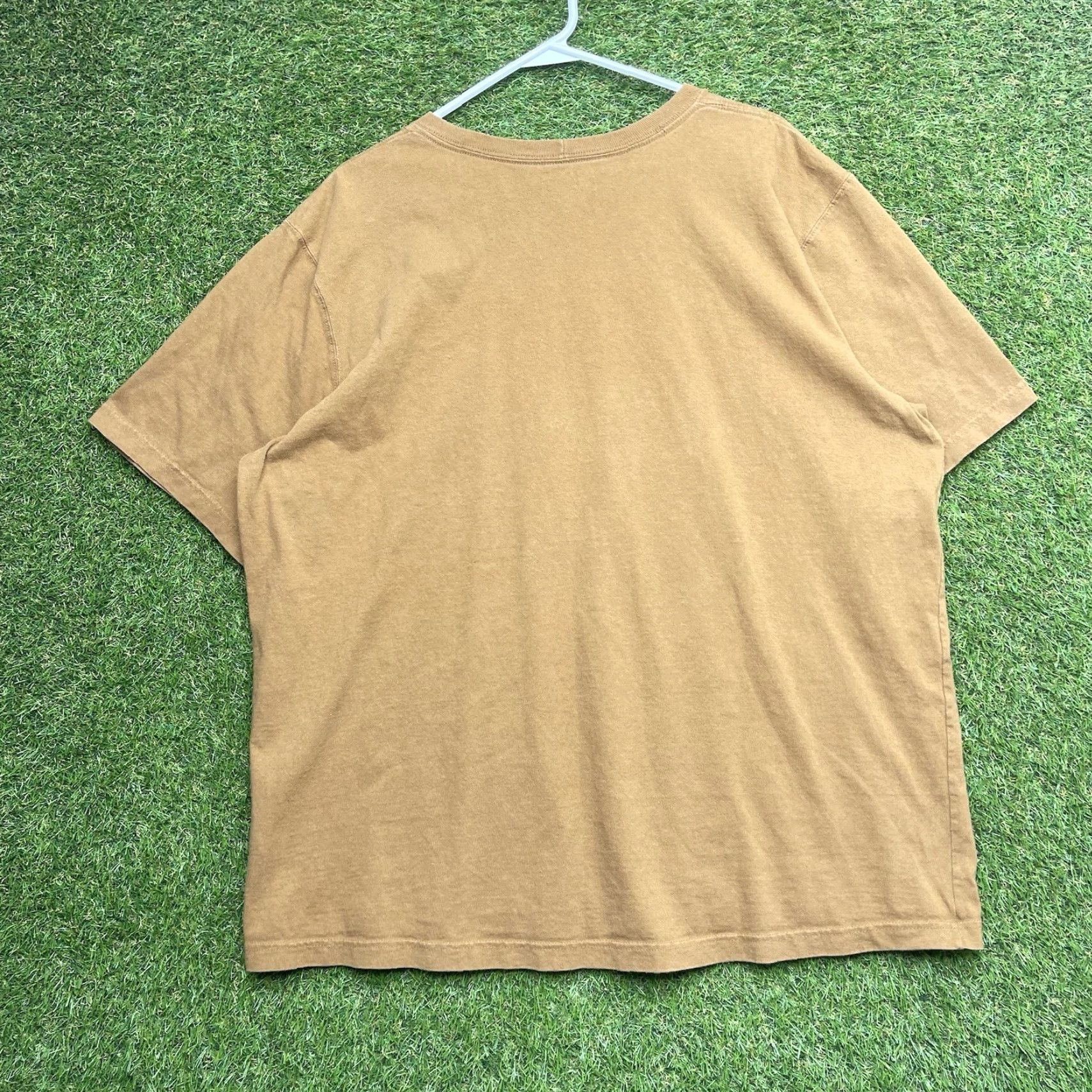 Carhartt Carhartt Shirt Mens XL Duck Brown Relaxed Fit Short Sleeve Casual Workwear Size US XL / EU 56 / 4 - 2 Thumbnail