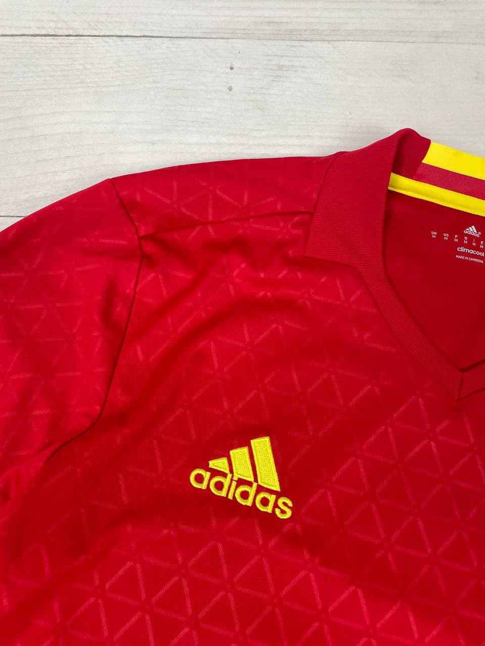 Adidas Adidas Spain 2016 2017 Home Shirt Long Sleeve Jersey Size US M / EU 48-50 / 2 - 5 Thumbnail