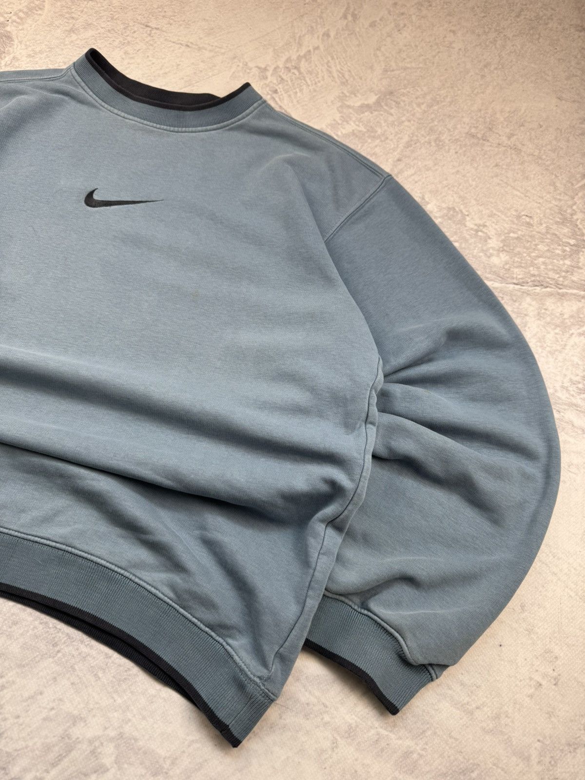 Nike × Vintage NIKE VINTAGE CENTER LOGO OVERSIZE BOXY SWEATSHIRT Size US XL / EU 56 / 4 - 4 Thumbnail