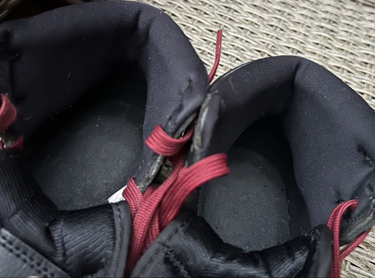 Jordan Brand × Nike Jordan 1 Retro High Black Satin Gym Red 555088-060 Size US 7 / EU 40 - 6 Thumbnail