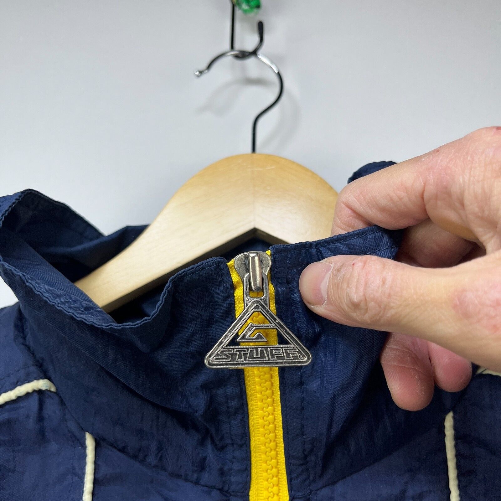 Vintage Vintage 90s Michigan Wolverines Windbreaker Jacket Large Size US L / EU 52-54 / 3 - 6 Thumbnail