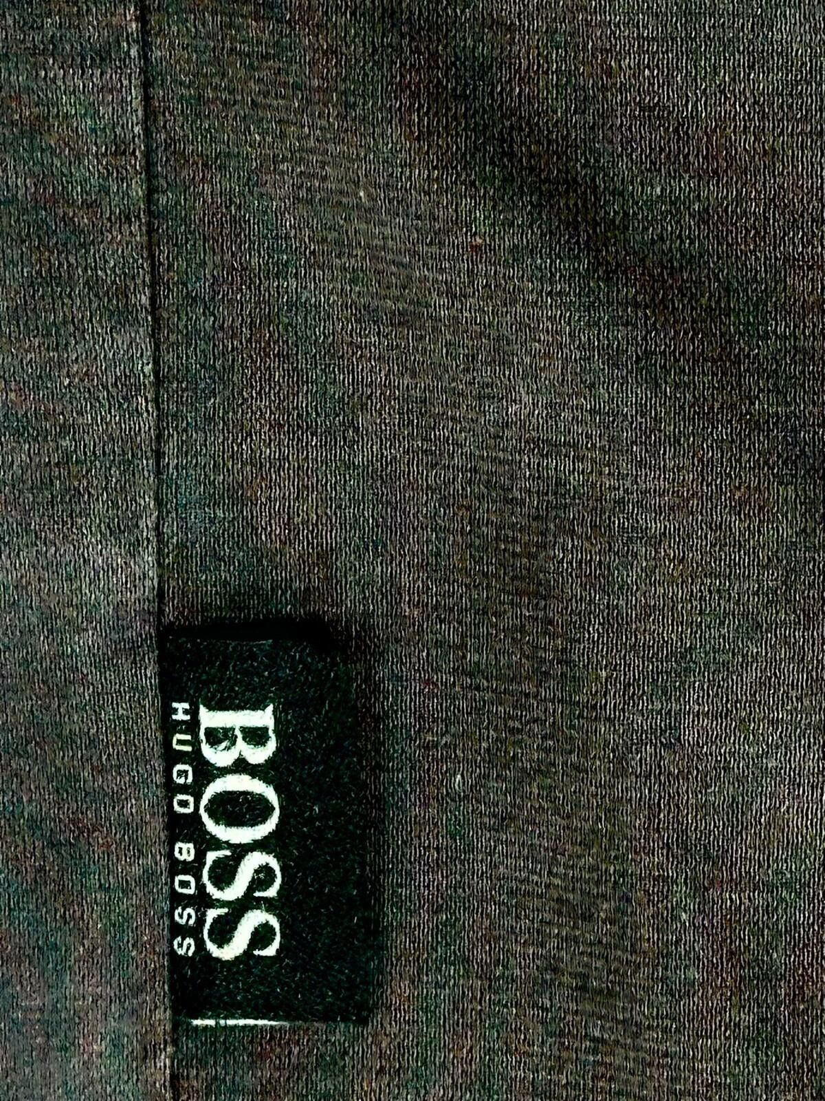 Hugo Boss Hugo Boss Slim Pockets Short Sleeve Button Up Brown Youth L Size ONE SIZE - 8 Thumbnail