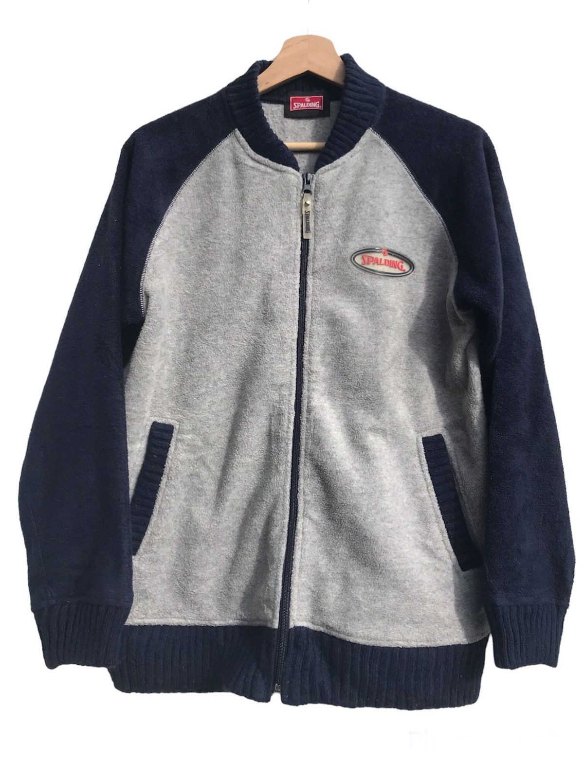 Spalding Vintage Spalding Fleece Jacket Size US M / EU 48-50 / 2 - 1 Thumbnail