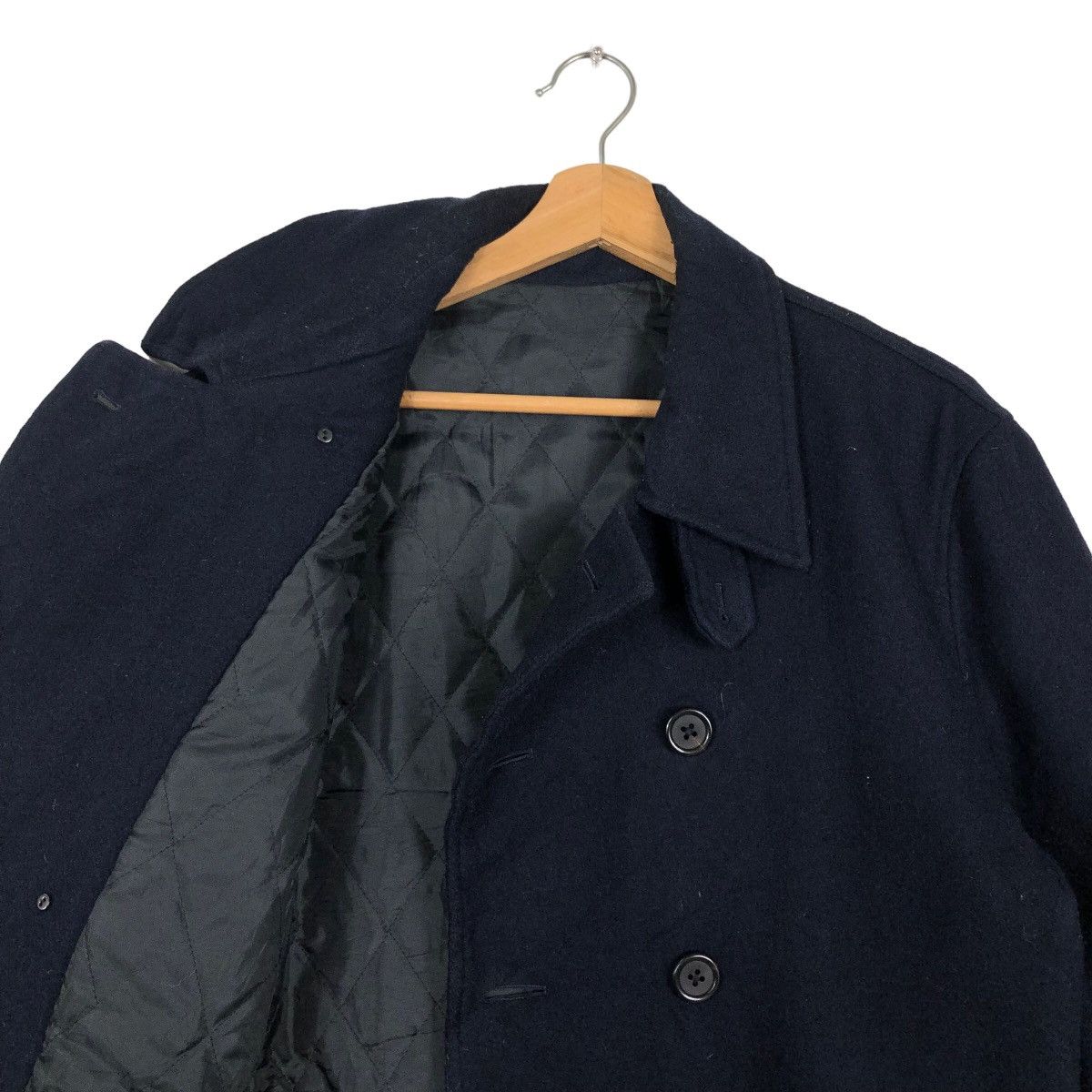 Issey Miyake 🔥Ships Jet Blue by Issey Miyake Double Breast Chore Jacket Size US M / EU 48-50 / 2 - 10 Thumbnail