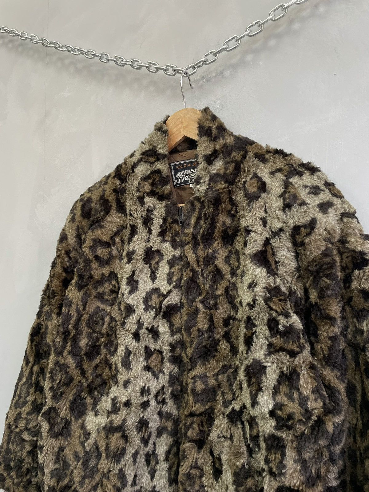 Le Grande Bleu (L.G.B.) Hysteric glamour style Faux Fur Leopard Jacket 90s Y2K Style Size US S / EU 44-46 / 1 - 3 Thumbnail
