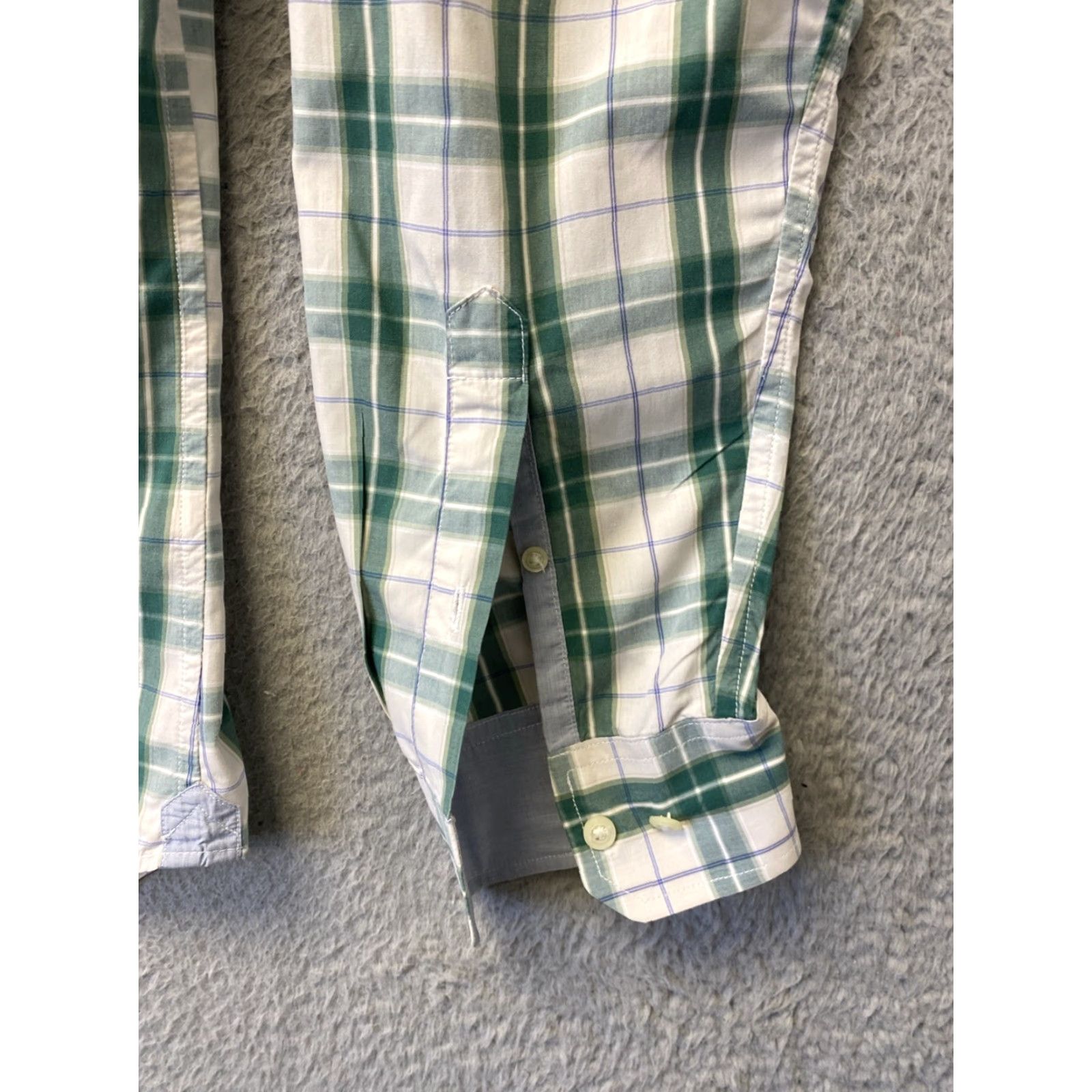 Banana Republic Banana Republic Shirt Green Plaid Checkered Size M Long Sleeve Button-Up Mens Size US M / EU 48-50 / 2 - 4 Thumbnail