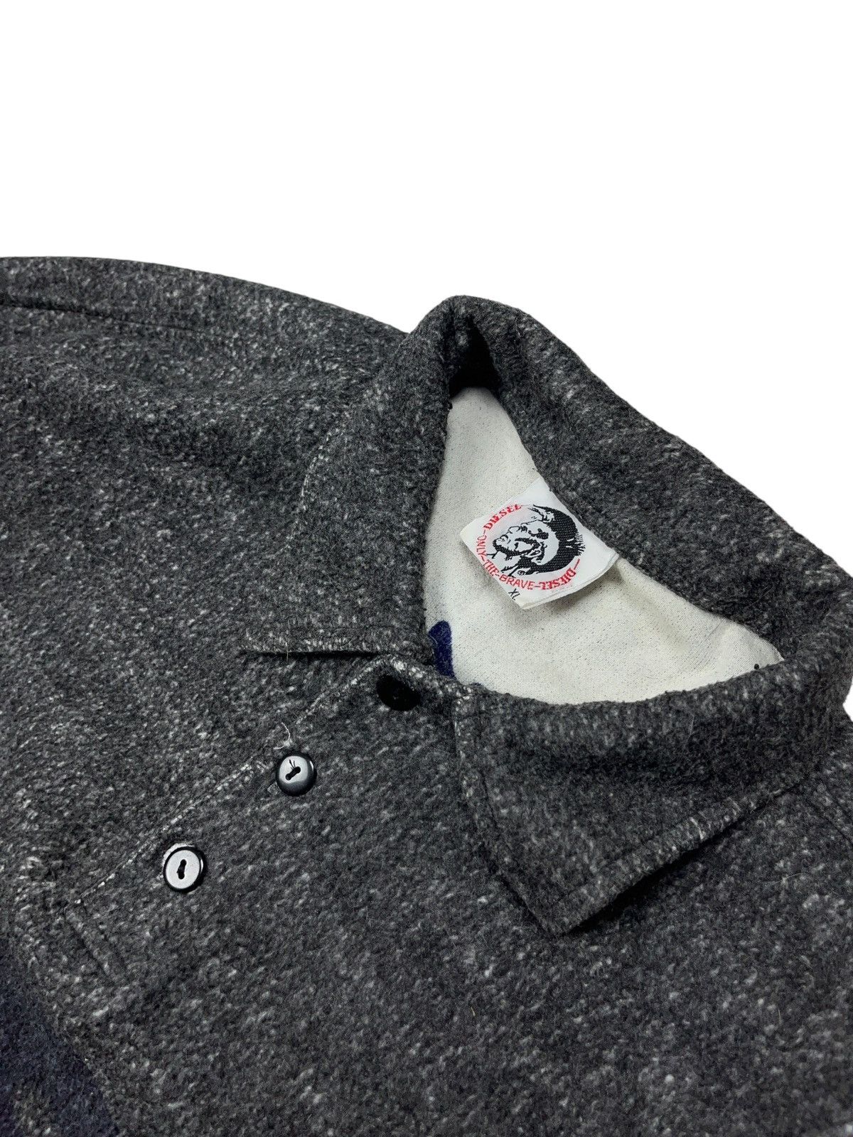 Diesel × Vintage Vintage 90s Diesel Big Logo Lumber & Co. Worker Sweatshirt Size US XL / EU 56 / 4 - 6 Thumbnail