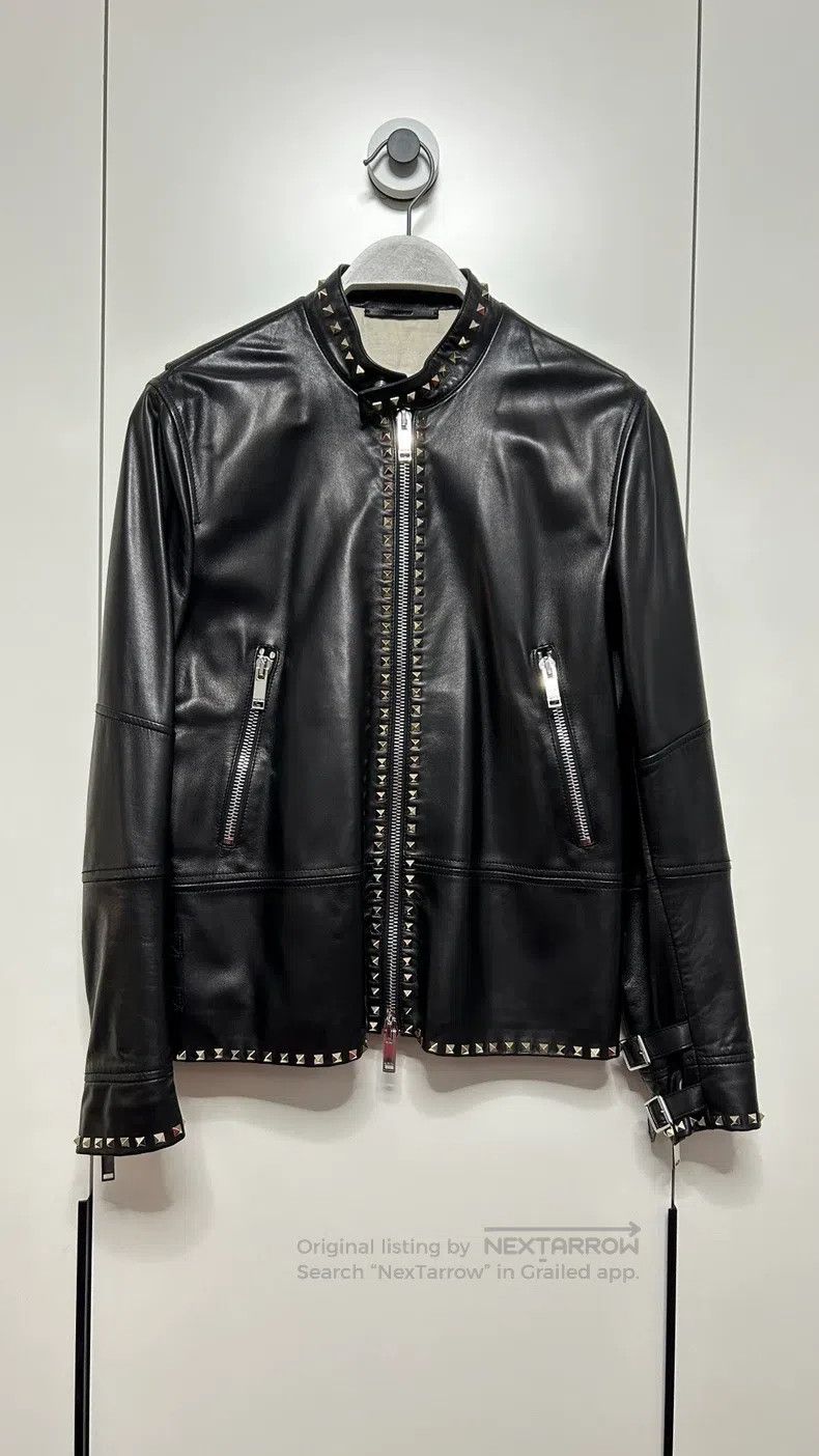 Valentino Valentino Willow nail leather jacket Size US M / EU 48-50 / 2 - 1 Thumbnail