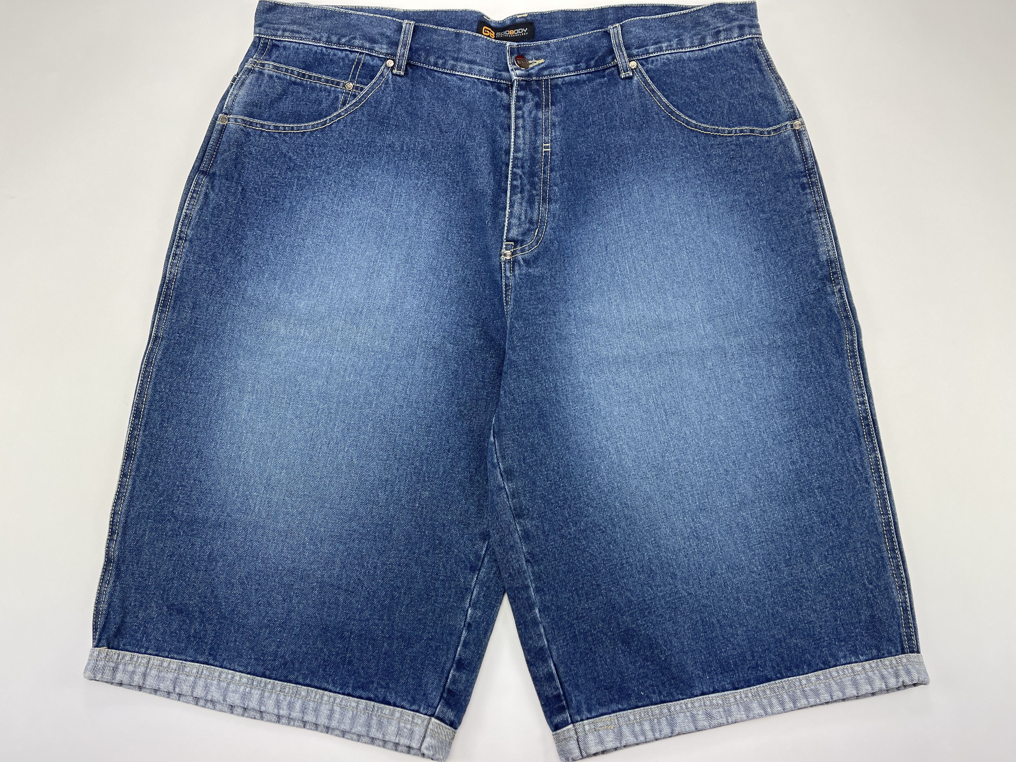 Vintage Godbody shorts, vintage jeans, 90s hip hop, 1990s baggy W 40 Size US 40 / EU 56 - 3 Thumbnail