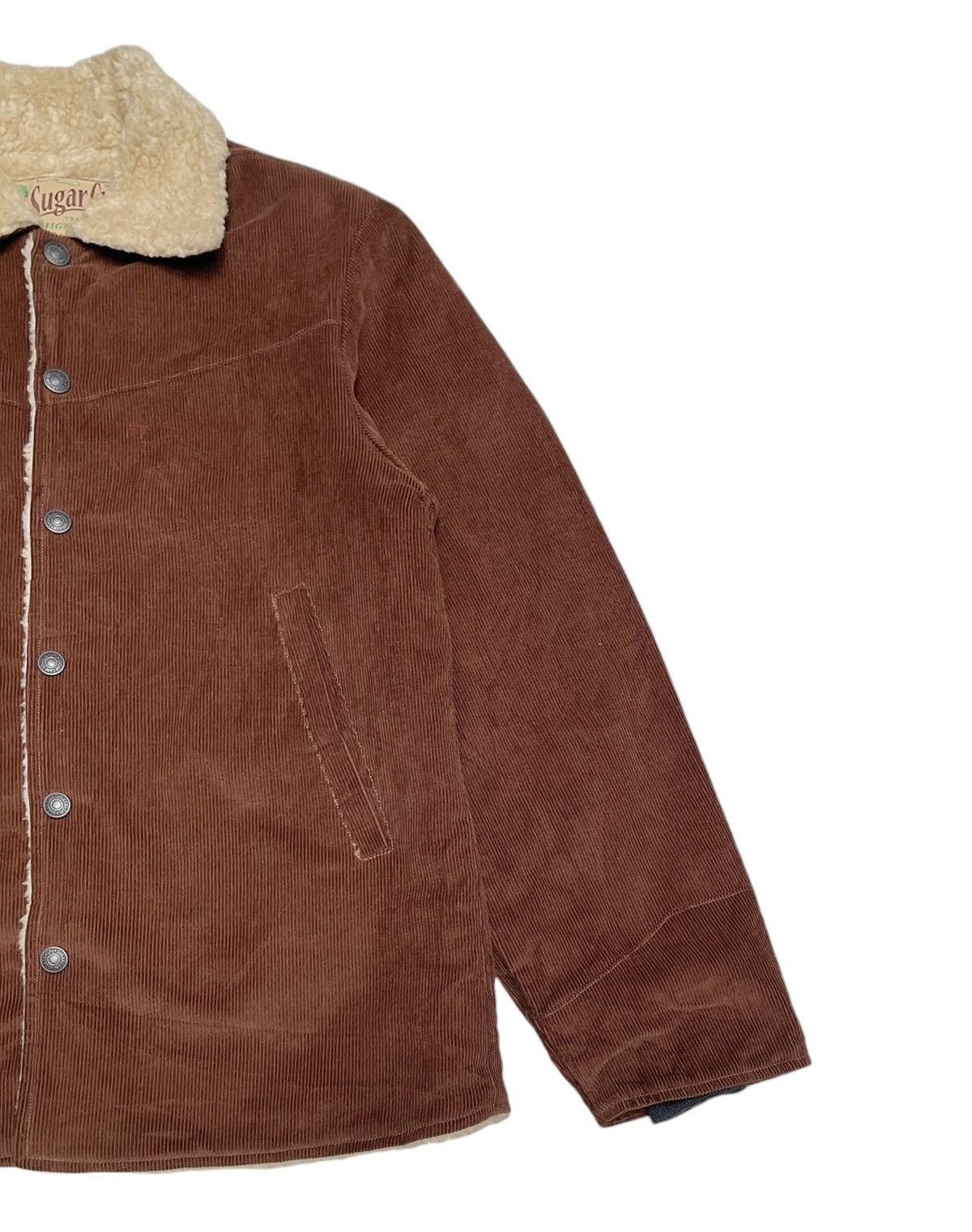 Sugar Cane Rare Design Vintage Sugar Cane Fur Corduroy Jacket 1990s Size US S / EU 44-46 / 1 - 6 Thumbnail