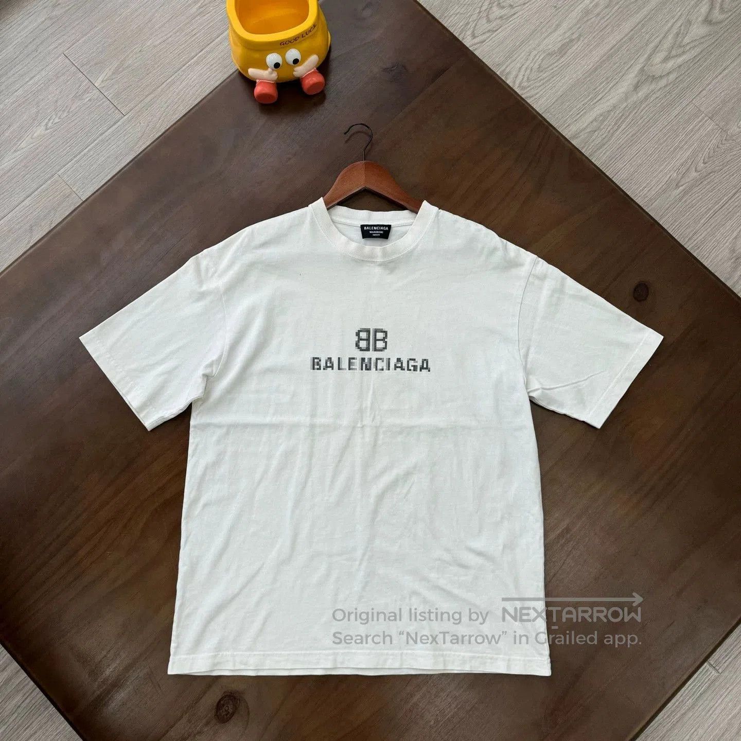 Balenciaga Mosaic Short Sleeve T-Shirt White Xs/, Men's