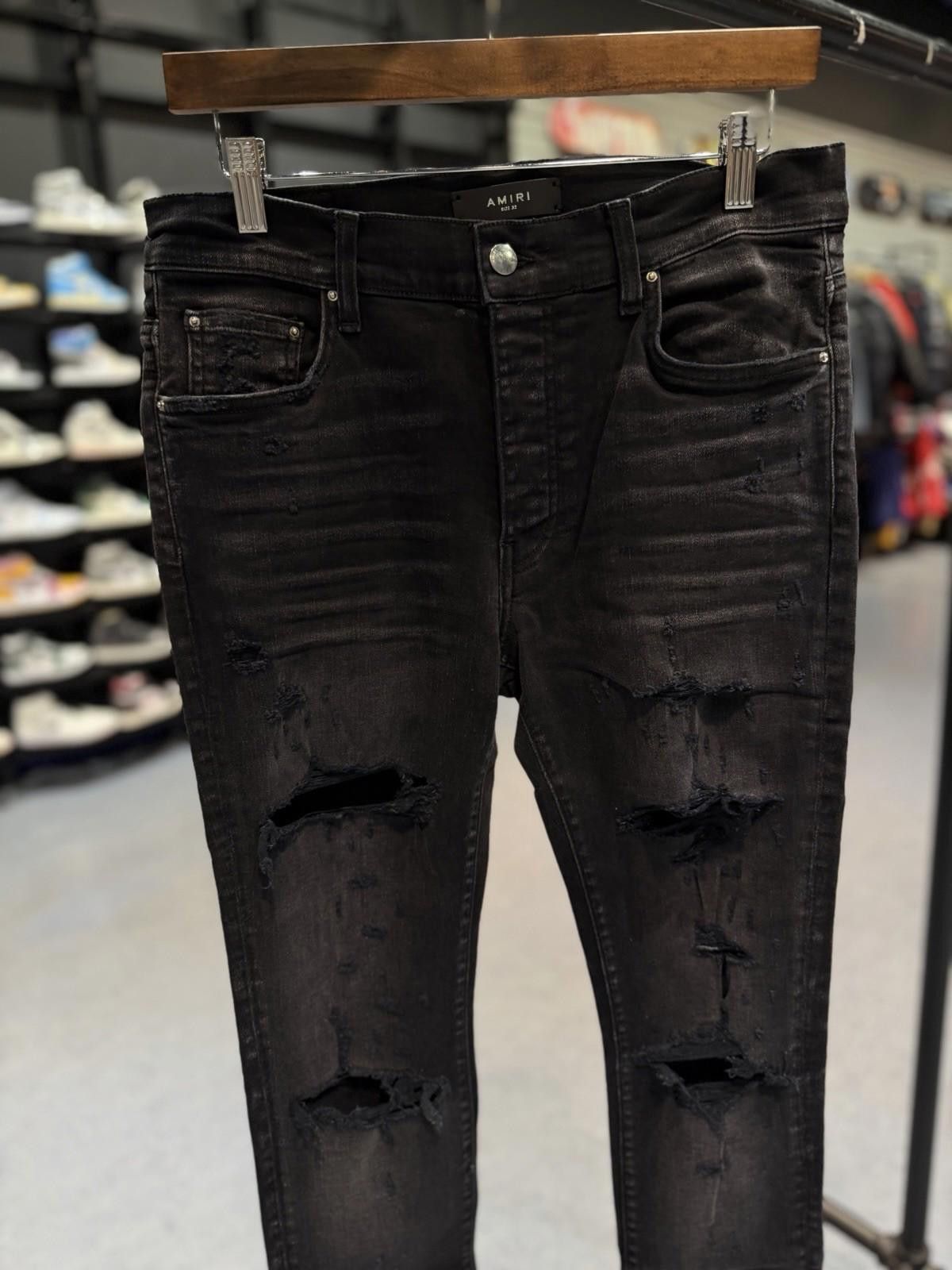 Amiri Size 32 - Amiri Thrasher Black Jeans 100% Authentic NEW Size US 32 / EU 48 - 4 Thumbnail