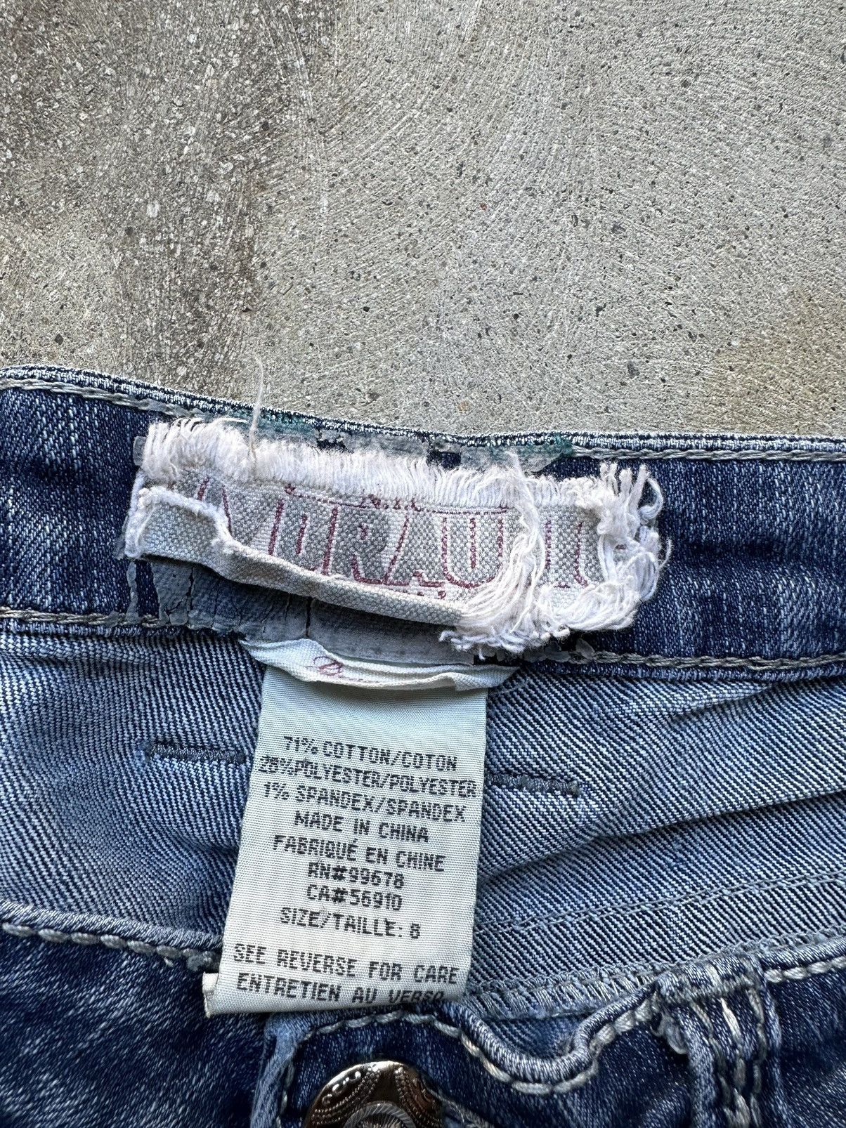 True Religion Y2K Vintage Hydraulic bootcut denim jeans Size 30" / US 8 / IT 44 - 7 Thumbnail
