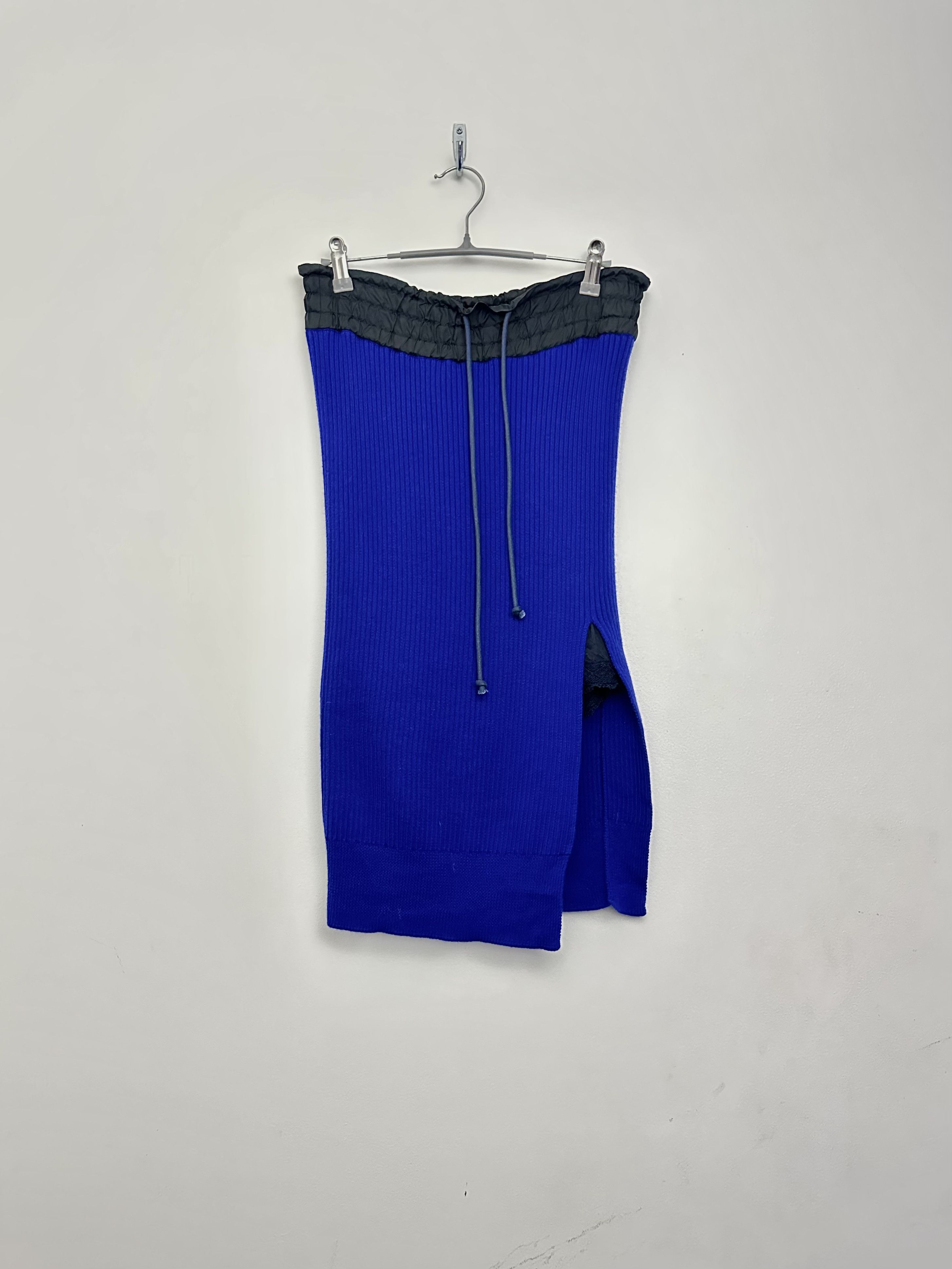 Sacai SACAI BLUE RIBBED PENCIL SKIRT Size 28" / US 6 / IT 42 - 4 Thumbnail