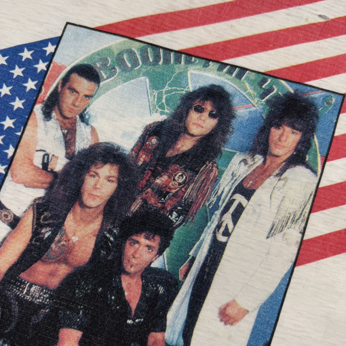 Band Tees Vintage Distress 90’ Bon Jovi Japan Japan Tour T-shirt Size US L / EU 52-54 / 3 - 7 Thumbnail