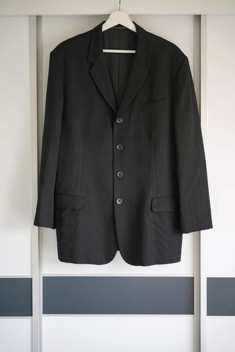 Yohji Yamamoto Yohji Yamamoto Yohji Yamamoto Black 1993 Suit Jacket Size US S / EU 44-46 / 1 - 1 Thumbnail
