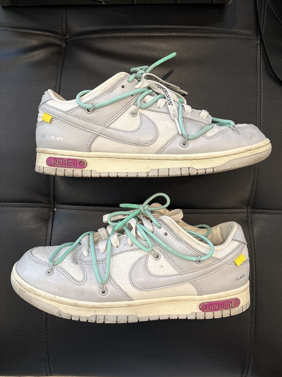 Nike × Off-White Off White x Nike Dunk Low Lot 04 Size US 9 / EU 42 - 2 Thumbnail