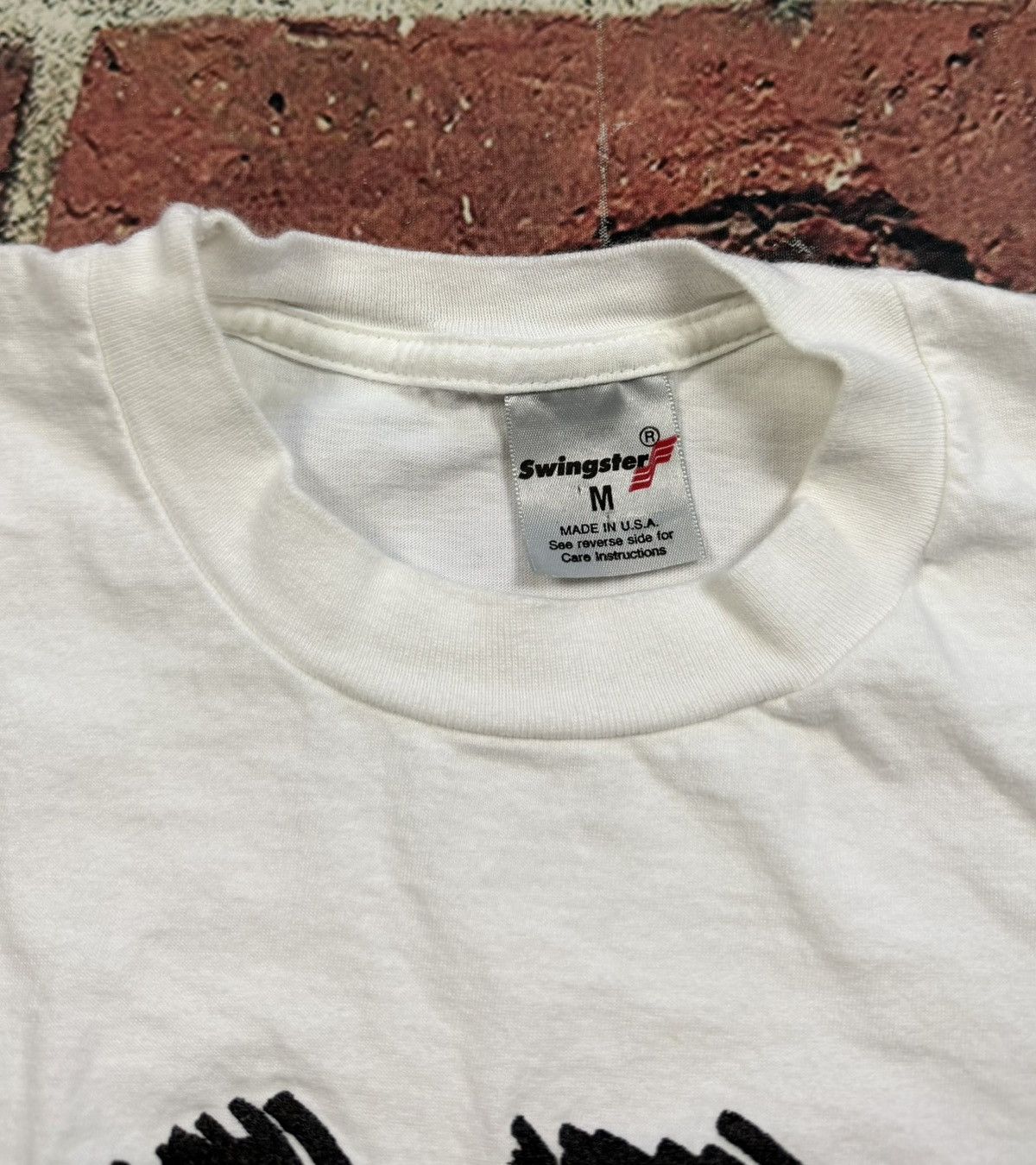 Swingster Vintage 90s Pittsburgh Penguins NHL Hockey Mask T Shirt Size US M / EU 48-50 / 2 - 5 Thumbnail