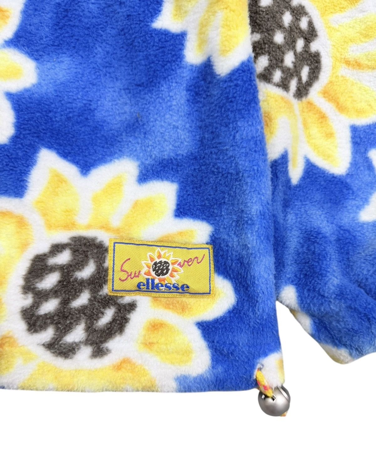 Ellesse Vtg🔥Ellesse Italia Sunflower Fleece Highneck Pullover Size US M / EU 48-50 / 2 - 7 Thumbnail