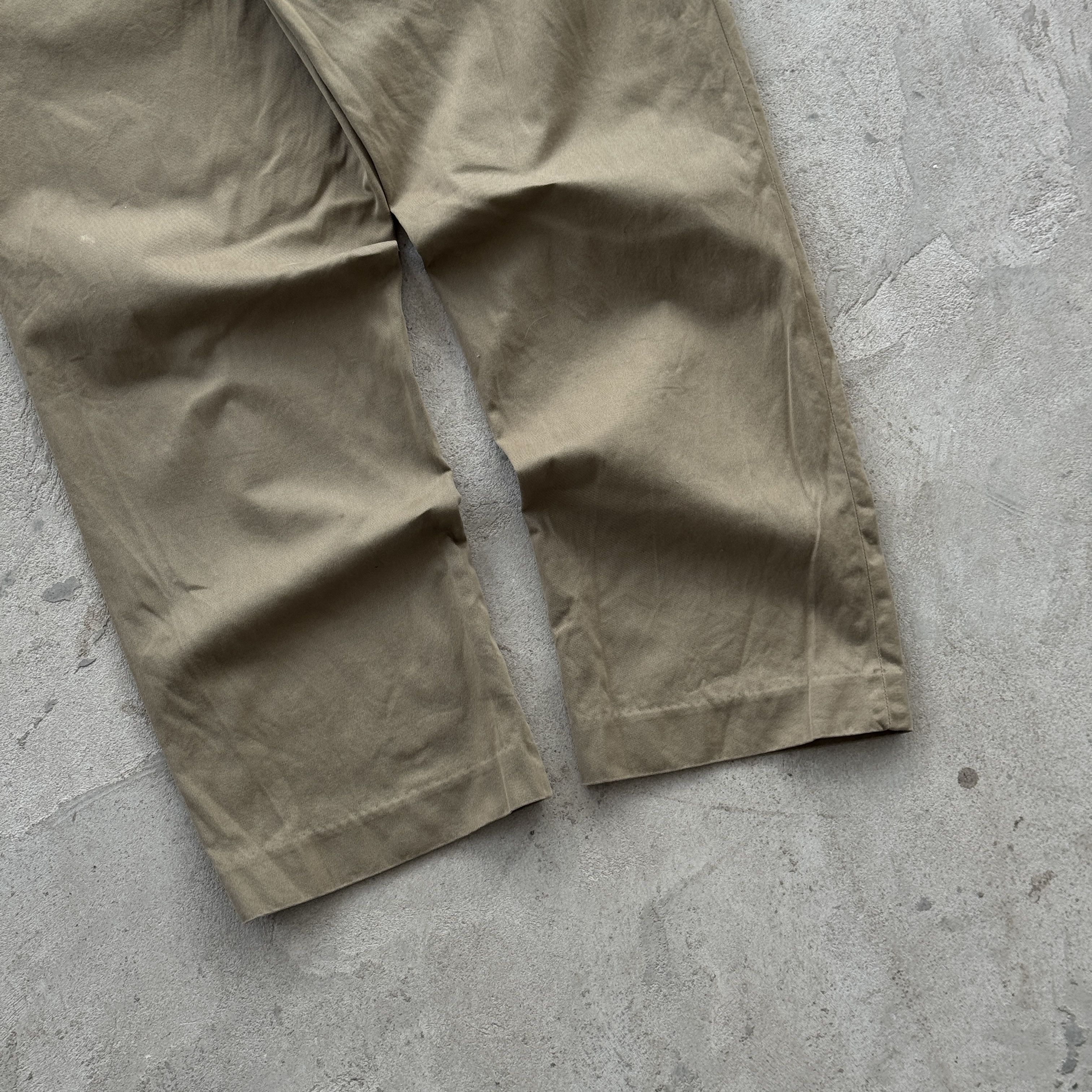 Polo Ralph Lauren Vintage Polo Ralph Lauren Beige Chino Trousers Straight Leg Size US 33 - 7 Thumbnail
