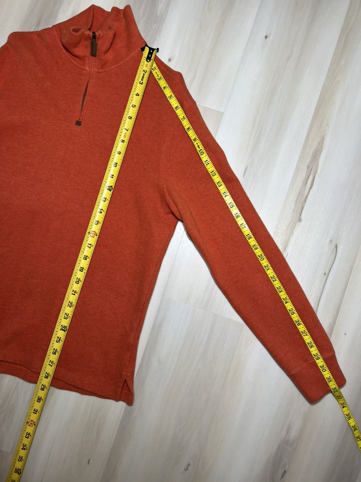 Polo Ralph Lauren Polo Ralph Lauren Sweater Men Sz Medium Orange Quarter Zip Size US M / EU 48-50 / 2 - 4 Thumbnail