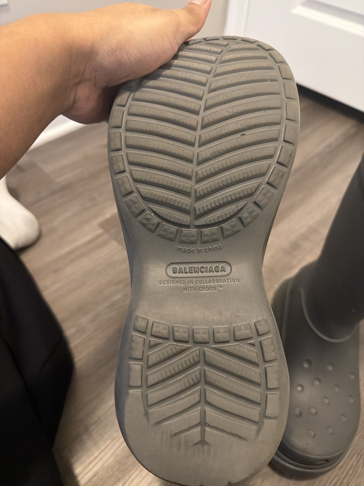 Balenciaga Grey Balenciaga x Crocs Boot Size US 11 / EU 44 - 8 Thumbnail