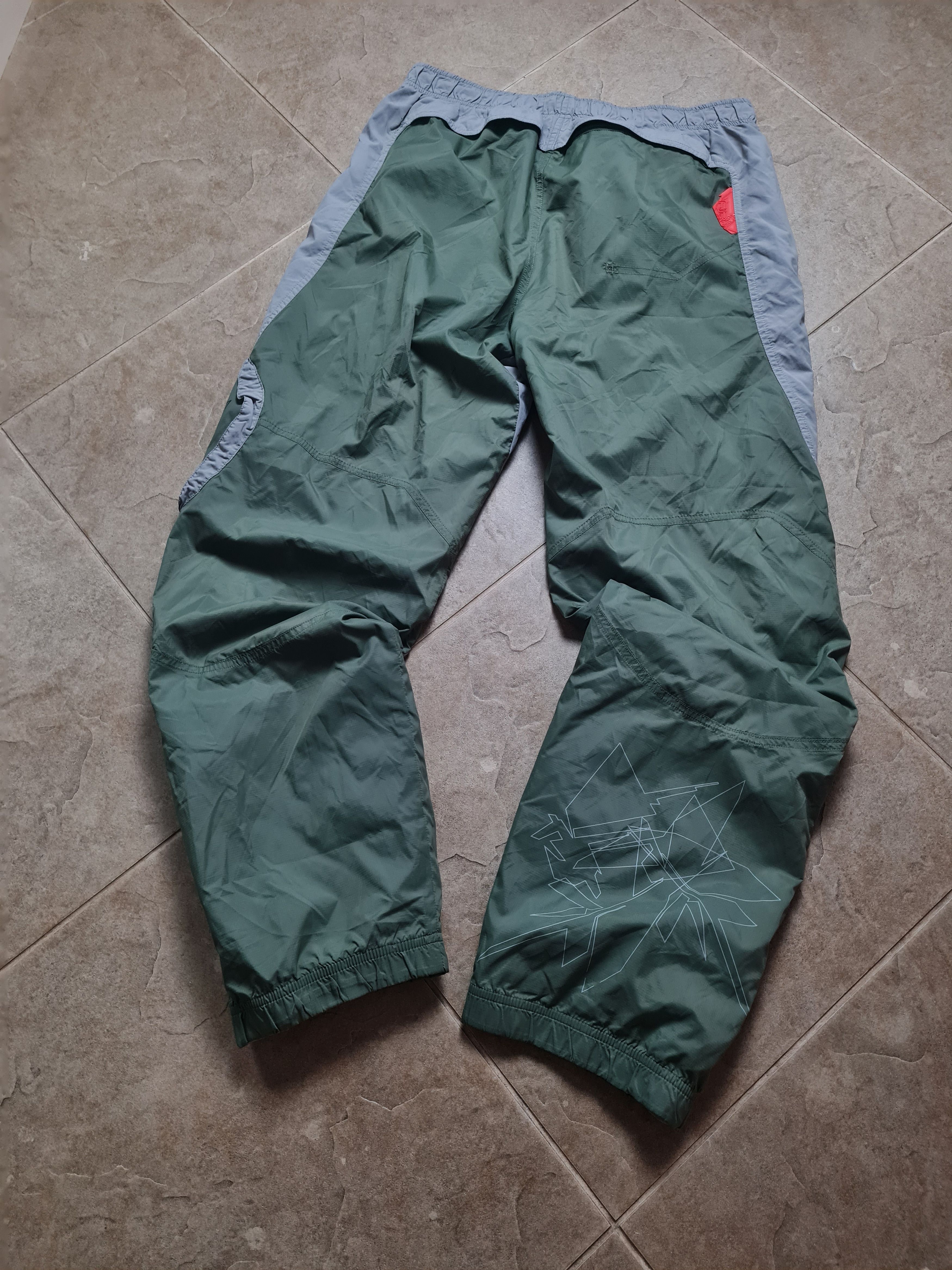 Nike Vintage drill pants khaki 00s Nike AIR Tracksuit Bottoms L Size US 32 / EU 48 - 17 Thumbnail