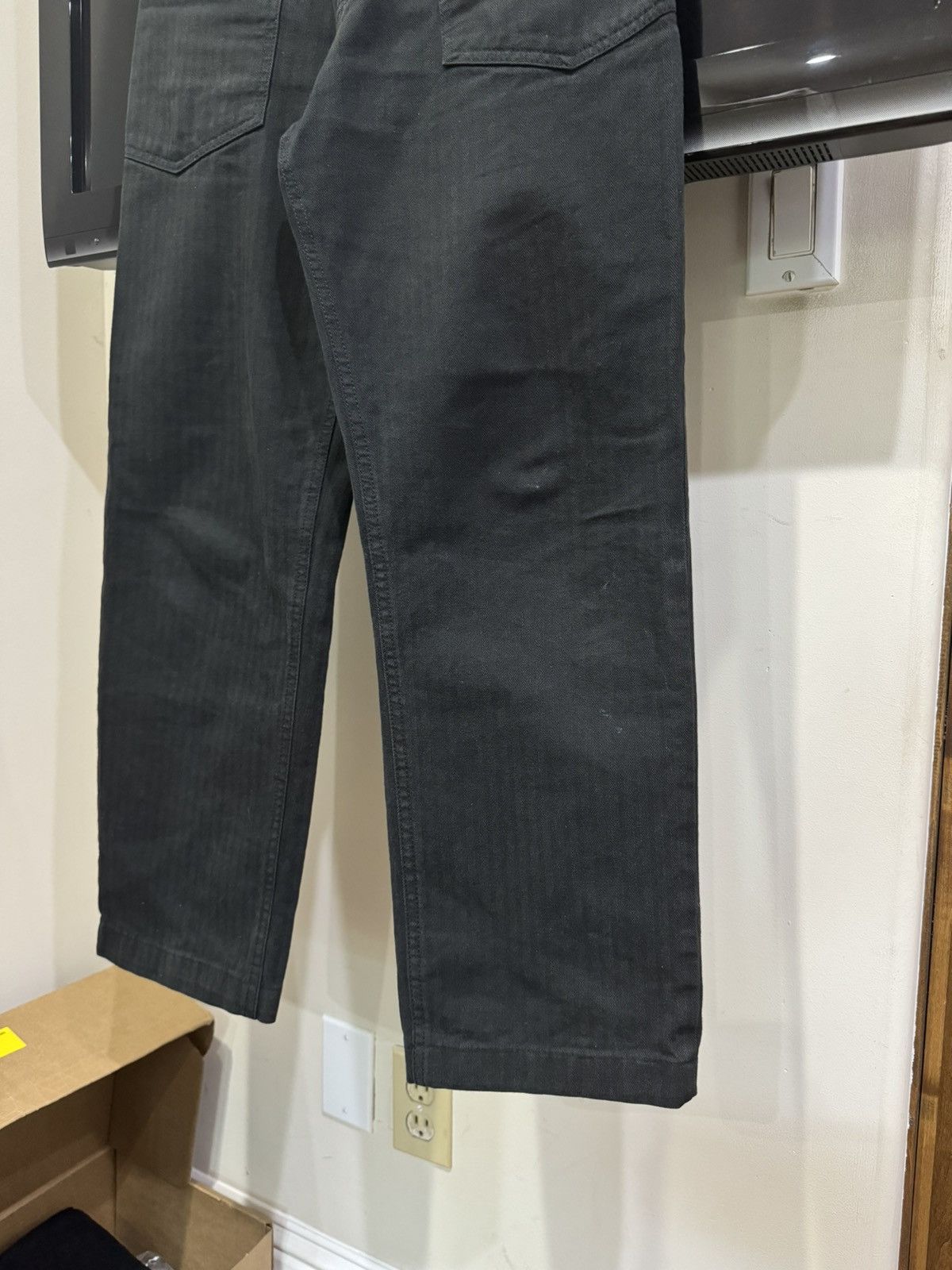 Uniform Bridge Uniform Bridge Herringbone HBT Fatigue Baker Pants Black Size US 30 / EU 46 - 3 Thumbnail