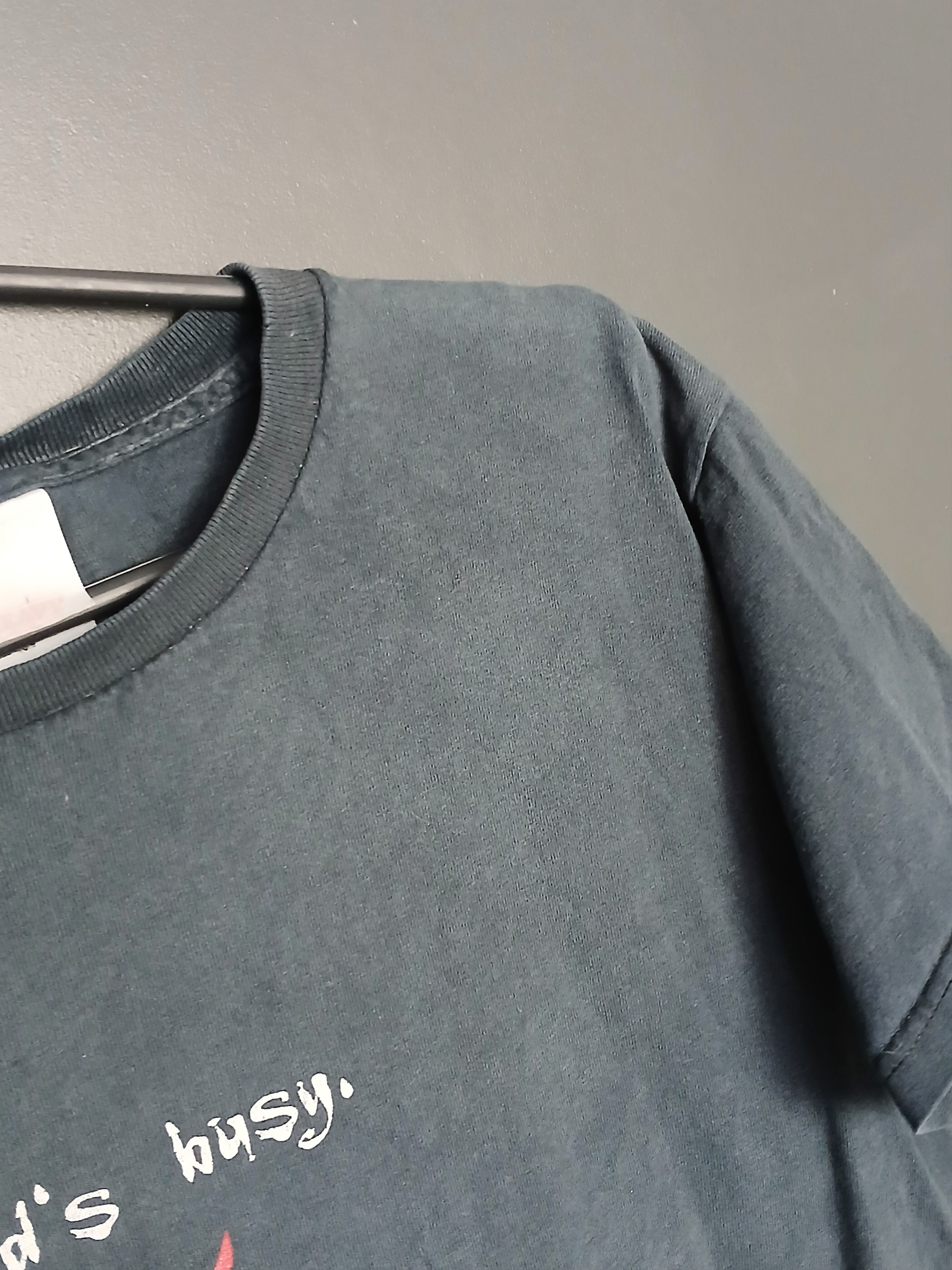 Fruit Of The Loom × Vintage Vintage God's Busy. Can I Help You? T-Shirt Size US M / EU 48-50 / 2 - 5 Thumbnail