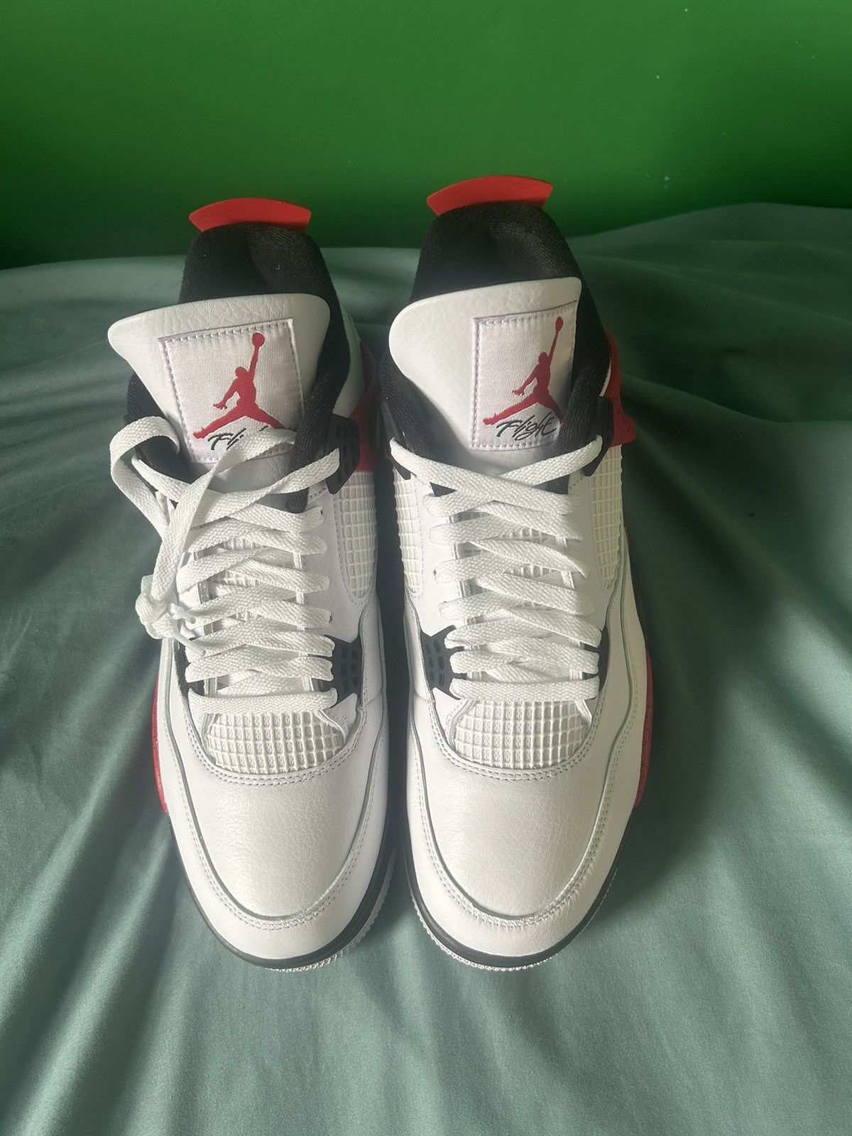 Jordan Brand Nike Air Jordan 4 Red Cement 2023 Size US 12 / EU 45 - 8 Thumbnail