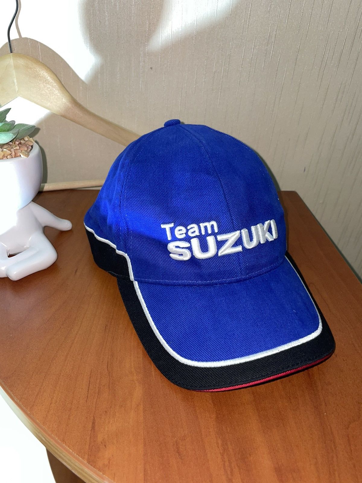 Vintage Suzuki vintage racing cap 90s Size ONE SIZE - 2 Thumbnail