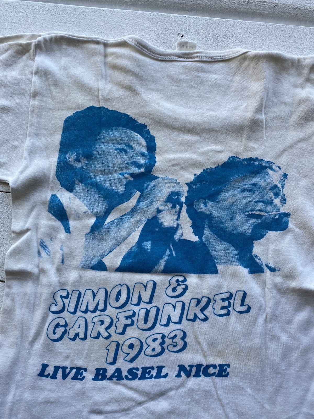Band Tees × Vintage 1983 Simon Garfunkel Live Basel Nice Tour Shirt mens medium Size US S / EU 44-46 / 1 - 5 Thumbnail
