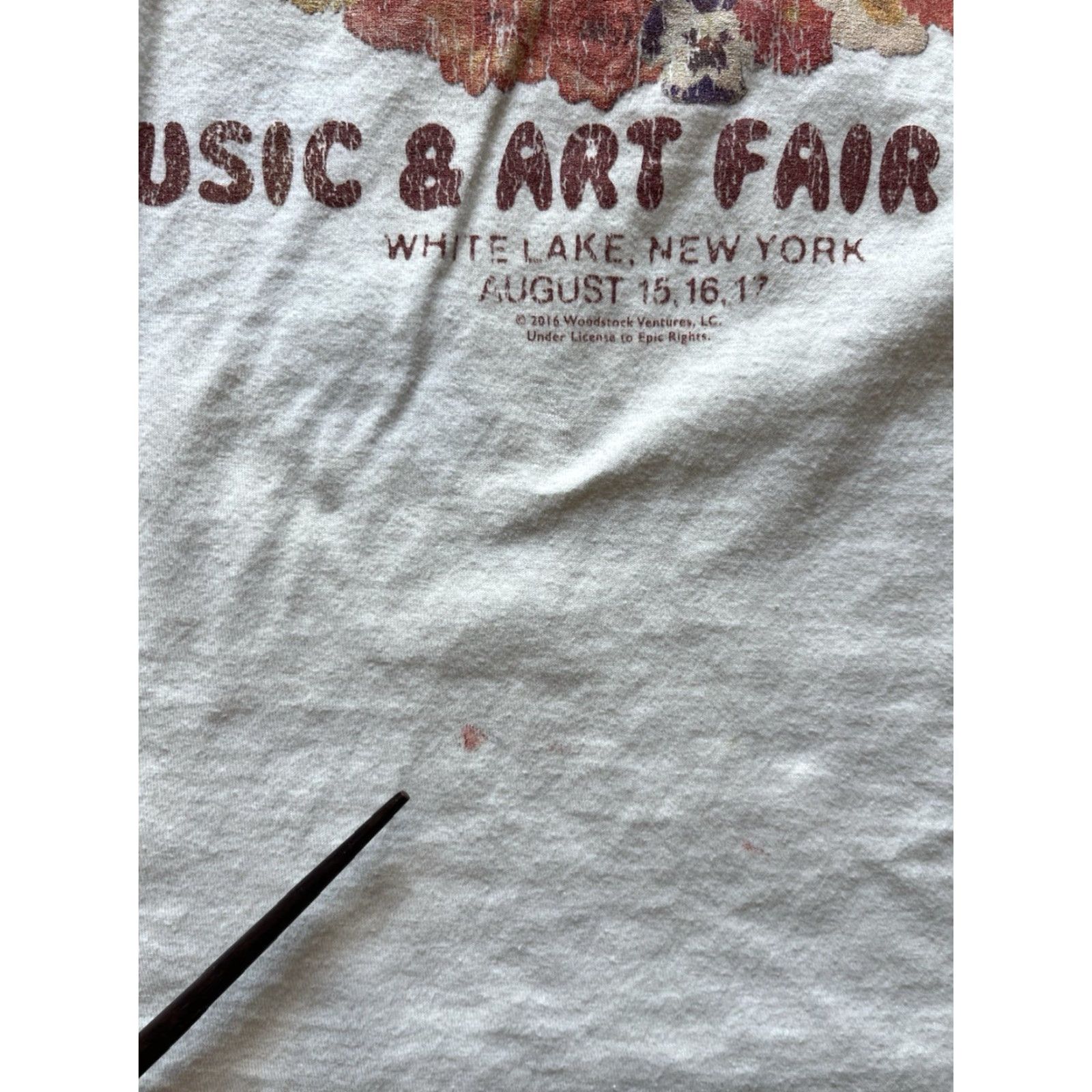Vintage VINTAGE Women’s Woodstock T-Shirt White XS 60s Music Hippie BOHO Festival NY Shirt Womens XS White Woodstock 60s Music Festival Size XS / US 0-2 / IT 36-38 - 6 Thumbnail