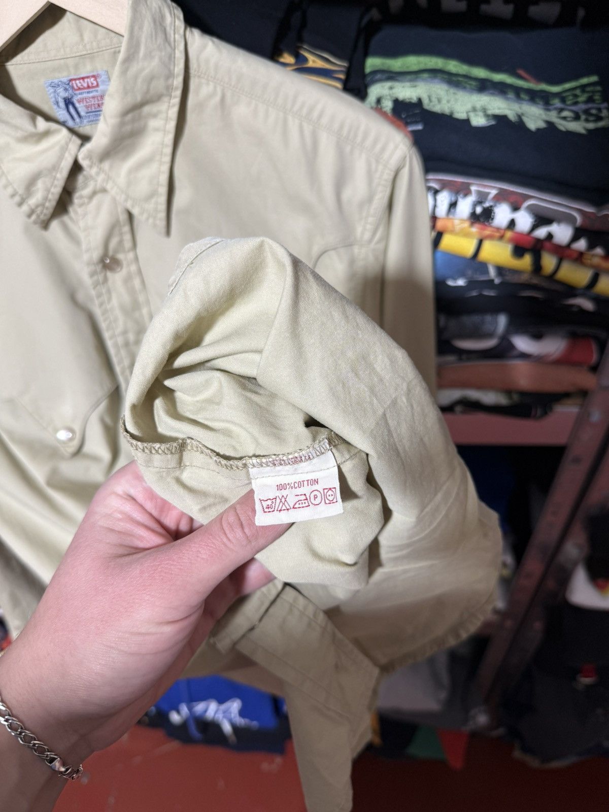 Levi's Vintage Clothing Vintage 90’s Levis Western Wear Cowboy Retro Button Shirt Size US M / EU 48-50 / 2 - 6 Thumbnail